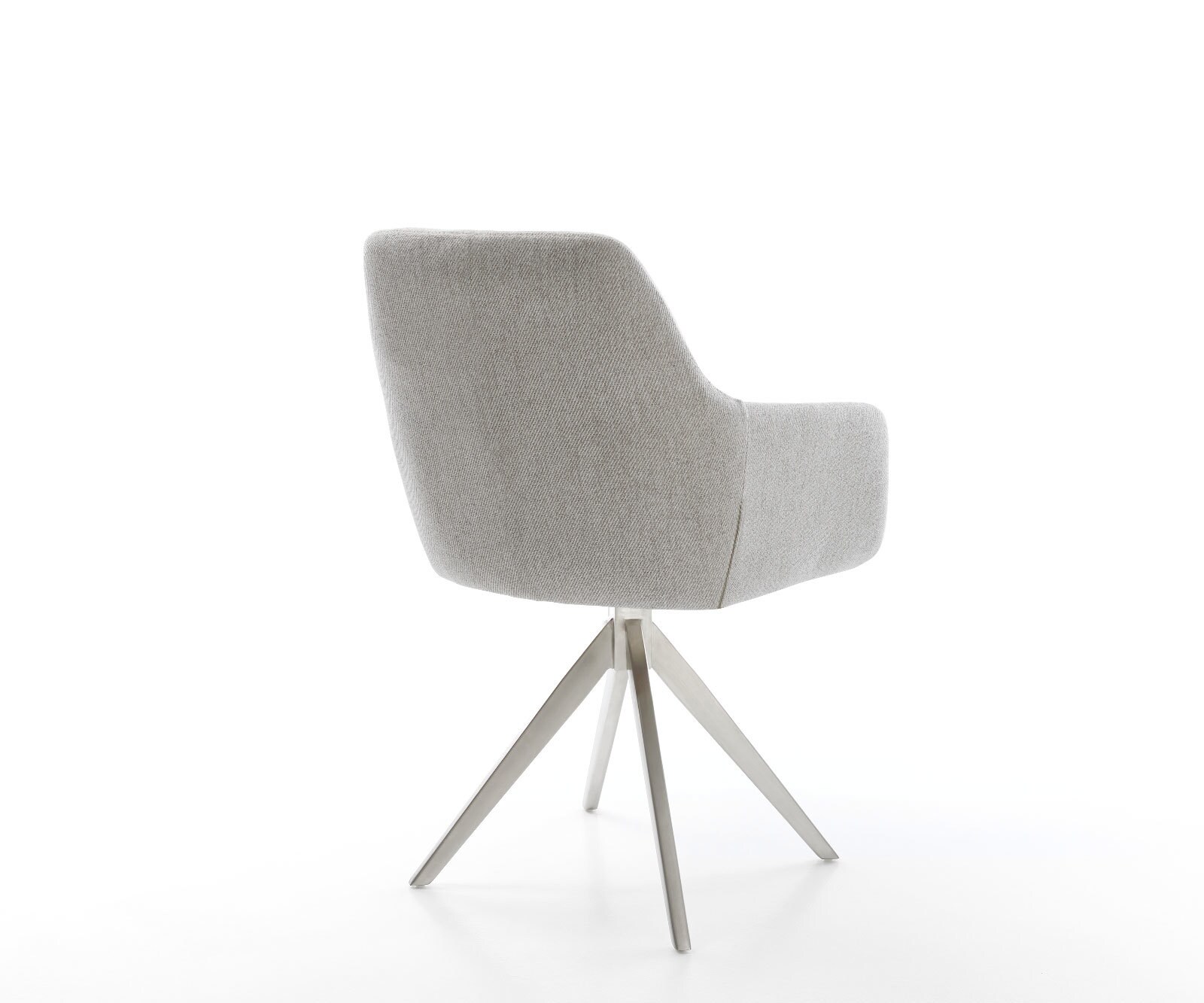 Врътящ се стол Ивици СветлоСив Конус крак  Неръждаема стомана 180° въртящ се Pejo-Flex 4 Врътящ се стол Ивици СветлоСив Конус крак  Неръждаема стомана 180° въртящ се Pejo-Flex 4