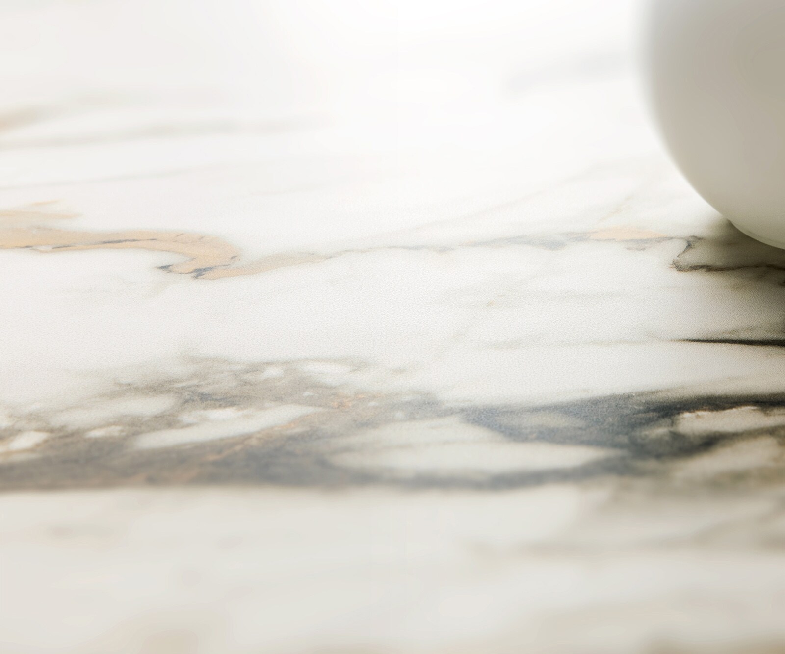 Трапезна маса Edge 300x100 керамика Calacatta Luxe бяло-златисто-сиво Prisma Metallic Gold 4