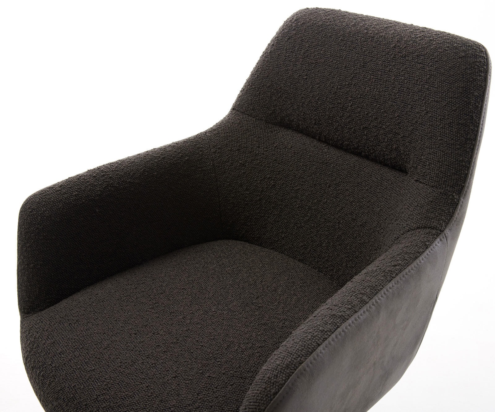 Врътящ се стол Комбинация от дамаски Черен Конус крак плосък Неръждаема стомана 360° въртящ се Люлеещ се Pejo-Flex 3 Врътящ се стол Комбинация от дамаски Черен Конус крак плосък Неръждаема стомана 360° въртящ се Люлеещ се Pejo-Flex 3