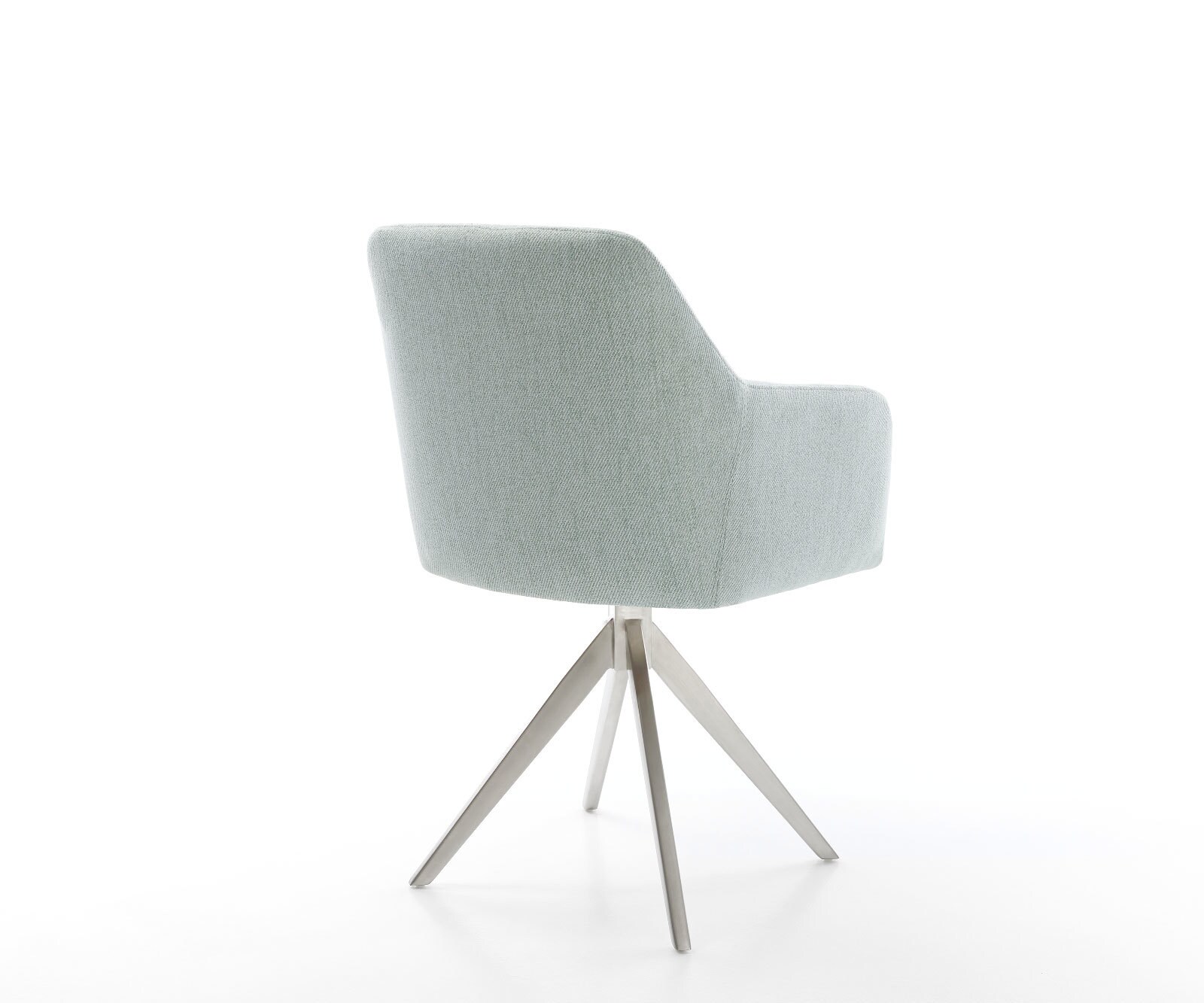 Врътящ се стол Ивици Мента Конус крак  Неръждаема стомана 180° въртящ се Greg-Flex 5