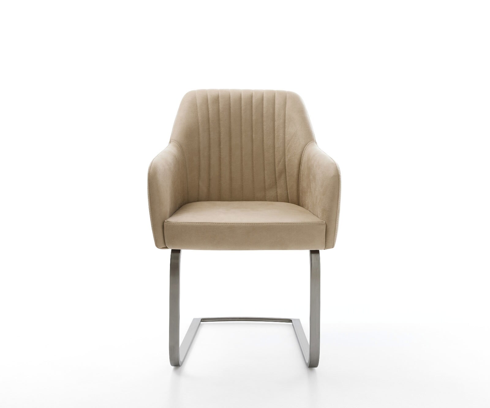 Грег-Флекс конзолен стол микрофибър бежов реколта конзолен стол плосък графит джоб пружина сърцевина 1