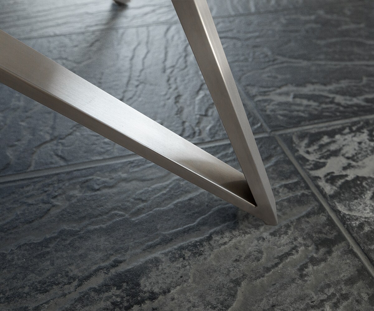 Маса 130/200x95 cm Keramik Кафяв Неръждаема стомана разтегателна Carlow 6 Маса 130/200x95 cm Keramik Кафяв Неръждаема стомана разтегателна Carlow 6