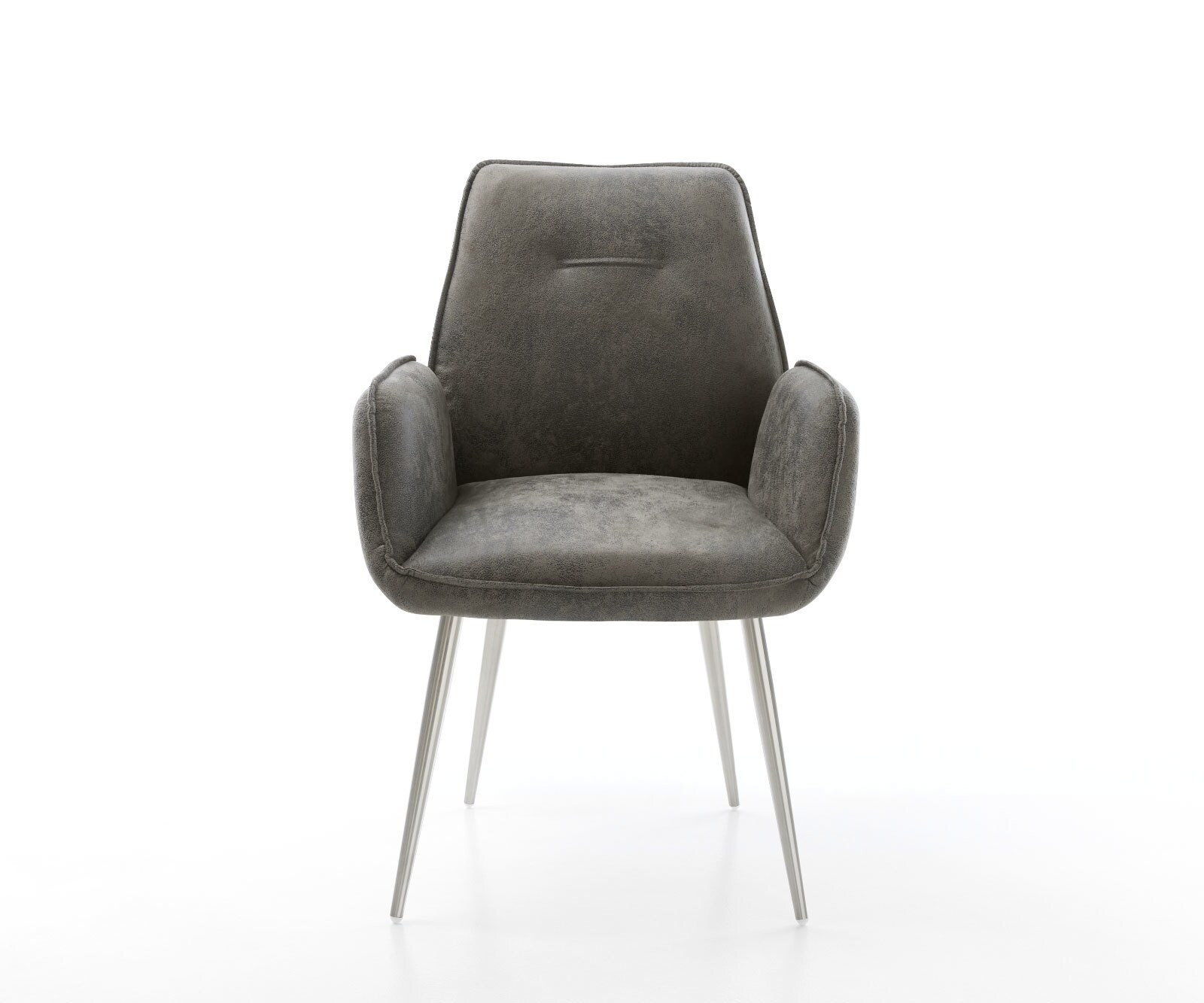 Стол Сив Антик 4-крака Прави Неръждаема стомана Zoa-Flex 1 Стол Сив Антик 4-крака Прави Неръждаема стомана Zoa-Flex 1