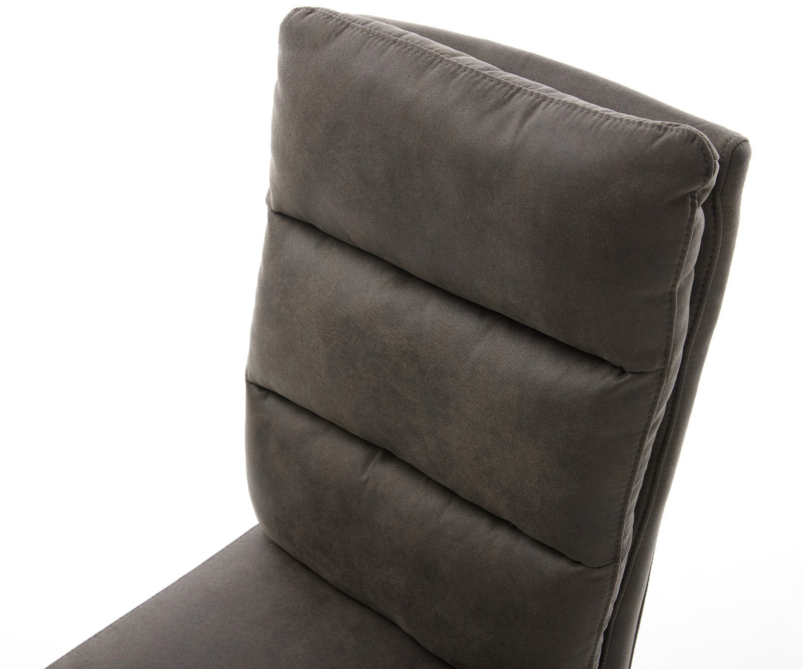 Врътящ се стол Антрацит Винтидж Конус крак  Неръждаема стомана 180° въртящ се Покет пружина Pela-Flex 4