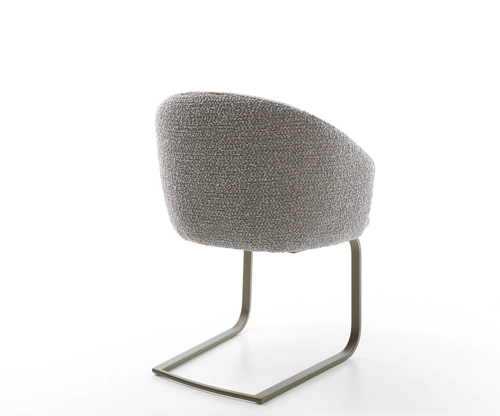 Люлеещ стол с подлакътници Букле Сребристо сив Конзолен крак плосък  Титан Покет пружина Caja-Flex 5 Люлеещ стол с подлакътници Букле Сребристо сив Конзолен крак плосък  Титан Покет пружина Caja-Flex 5