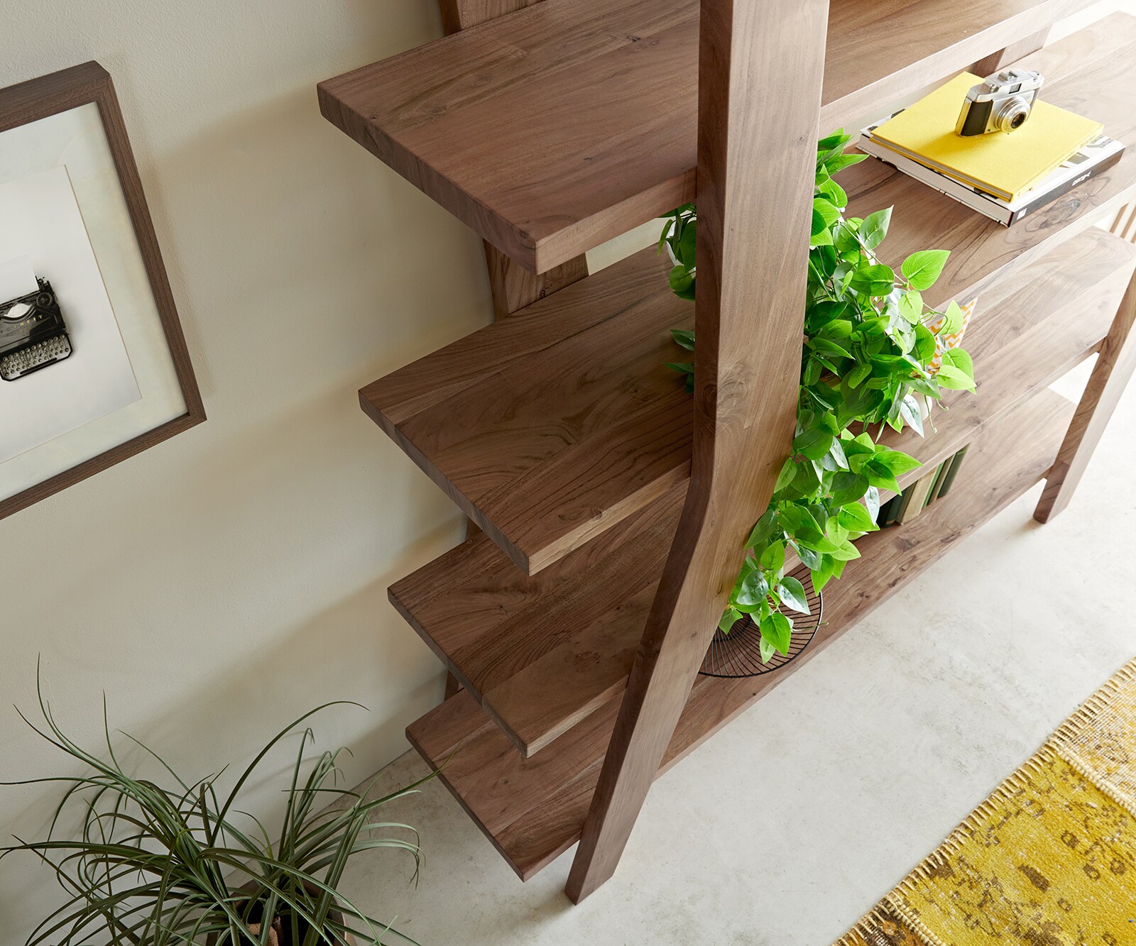 Рафт Xanthios 170x40 cm акациево кафяв 7