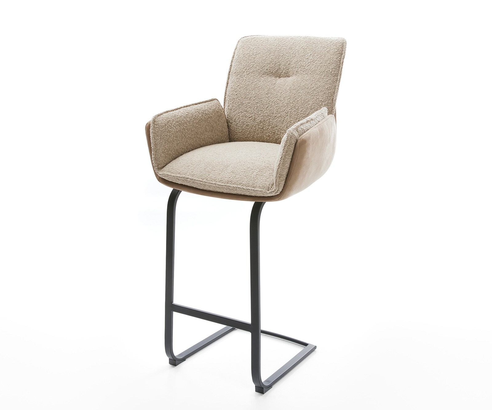 Барстол Nela-Flex материал микс кал конзола плосък метал джоб пружина ядро