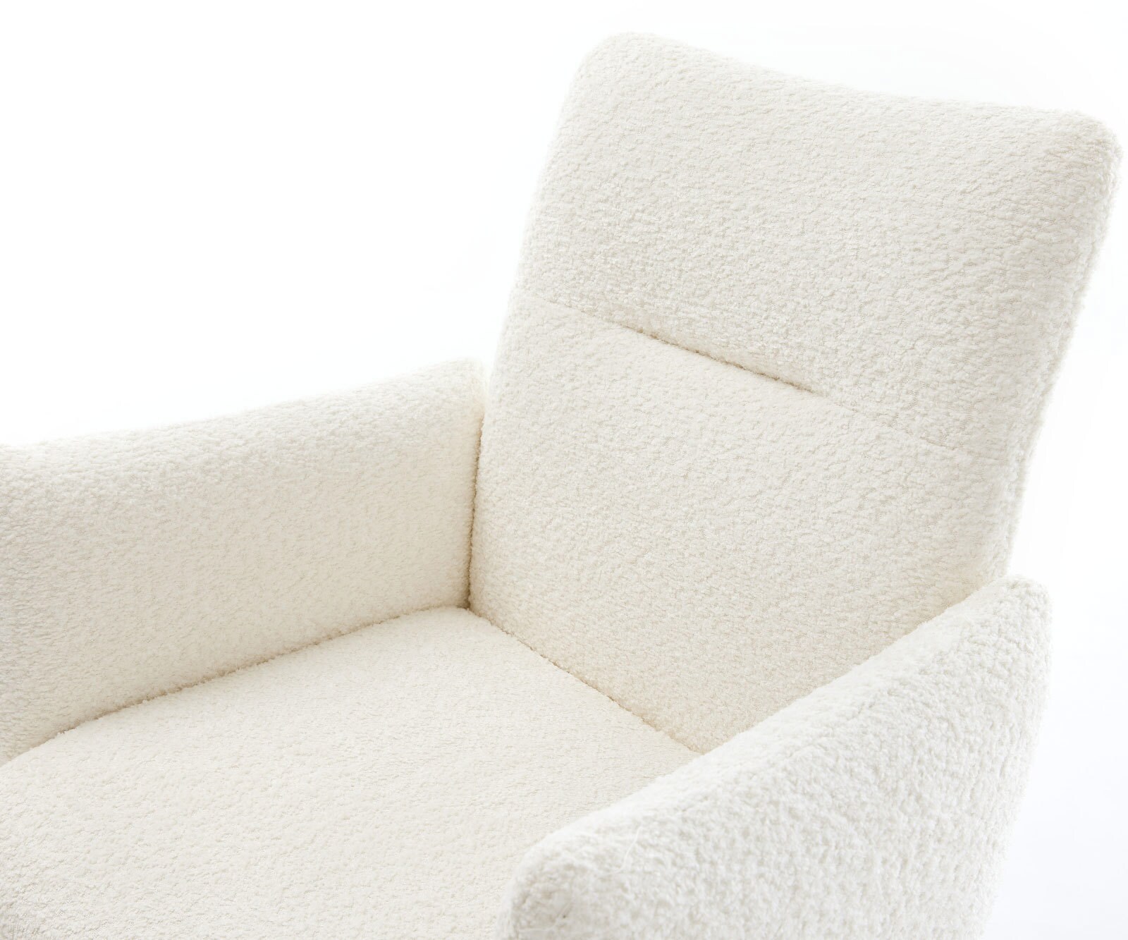 Стол Букле Бяло 4-крака Прави Черни Покет пружина Jova-Flex 4