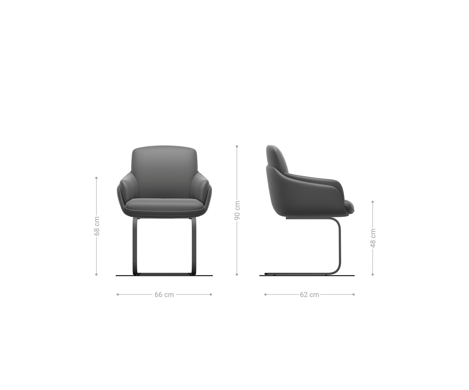 Люлеещ стол с подлакътници Шенил Ръжда Конзолен крак плосък Черен Luan-Flex 6