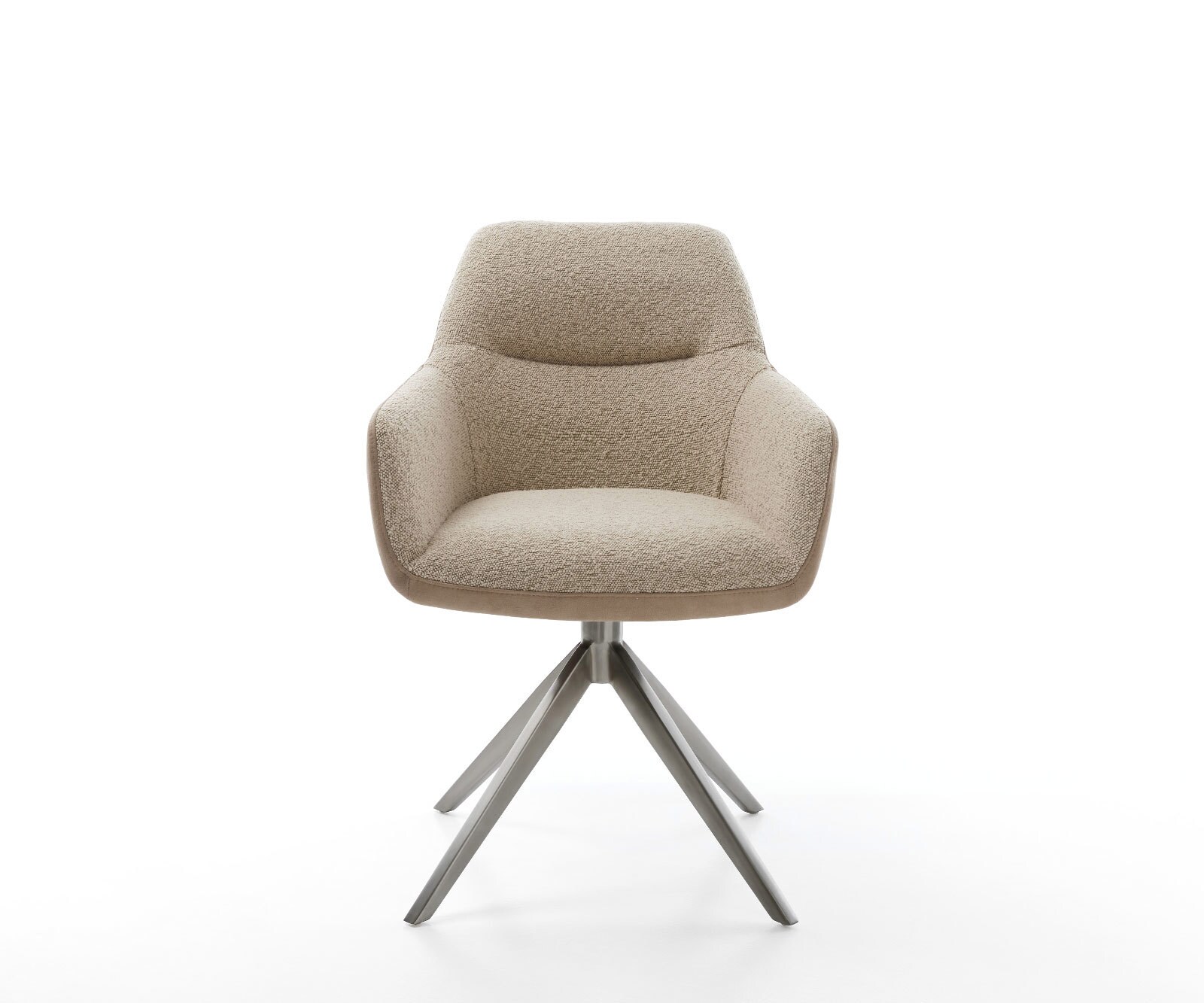 Въртящ се стол Pejo-Flex материал микс кал кръстосана рамка широк графит 360° въртяща се люлееща се функция джоб пружина сърцевина 1