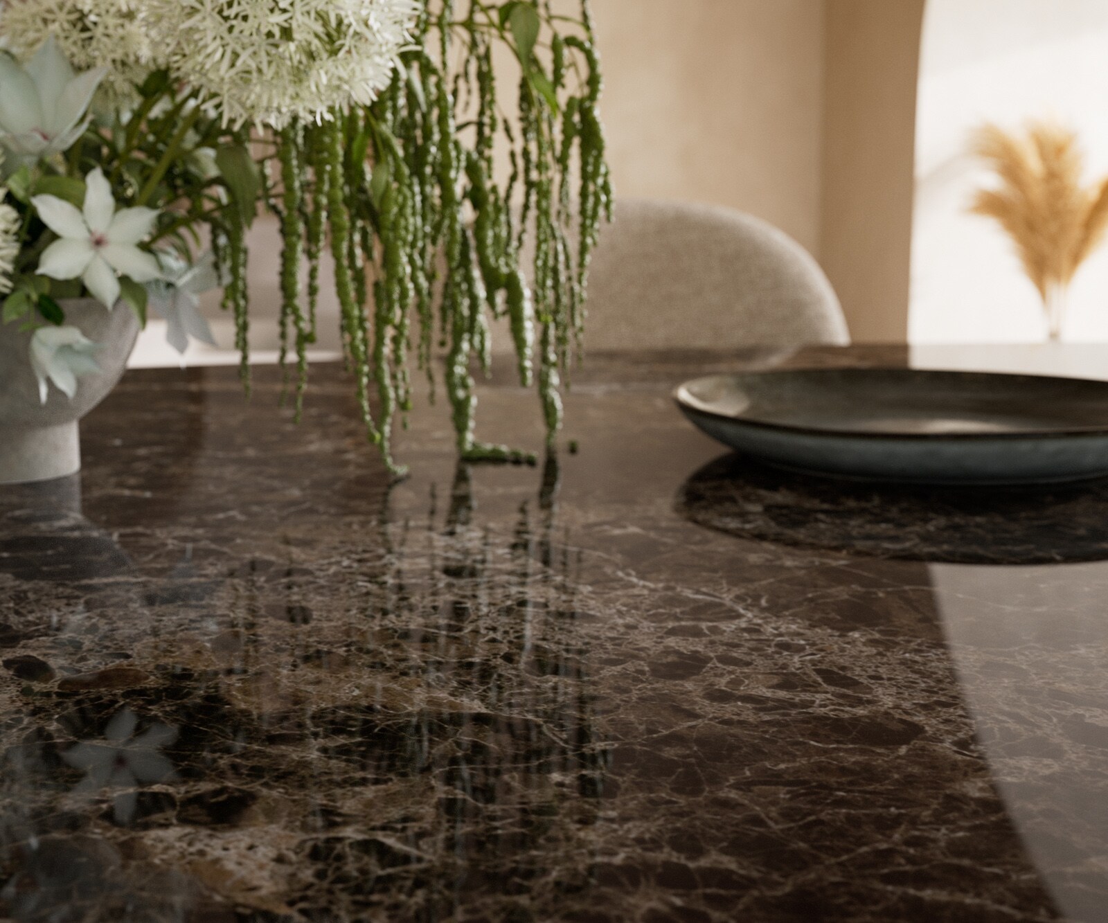 Трапезна маса Edge керамика овал 6