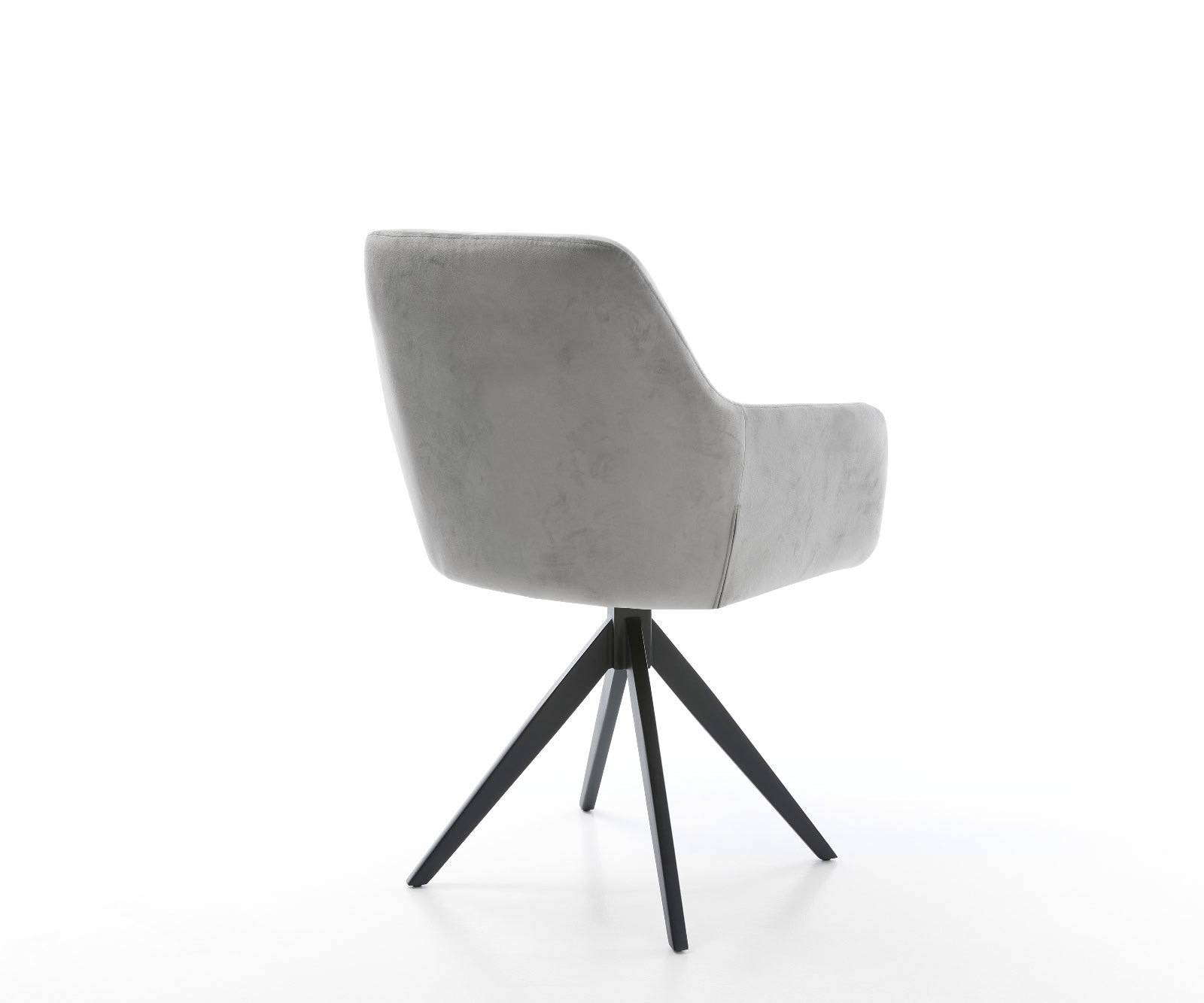 Врътящ се стол Кадифе Сив Конус крак  Черен 180° въртящ се Pejo-Flex 5 Врътящ се стол Кадифе Сив Конус крак  Черен 180° въртящ се Pejo-Flex 5