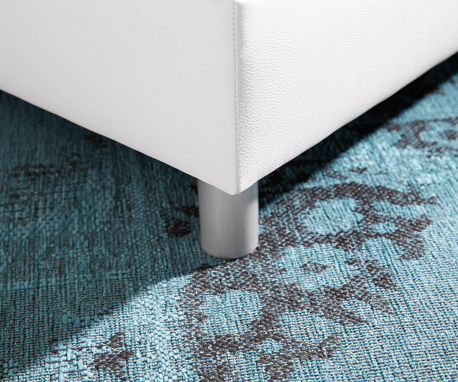 Табуретка B98 x T83 Бял Черен Модулен Дамаска Clovis 6