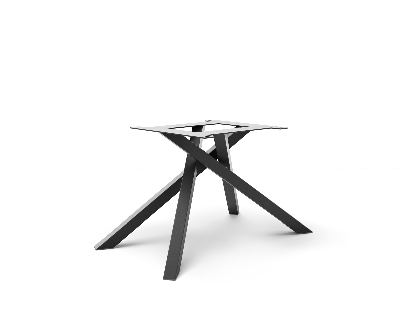 Основа за маса Черен Метал за плотове на маси от 200 cm Паяк Основа за маса Черен Метал за плотове на маси от 200 cm Паяк