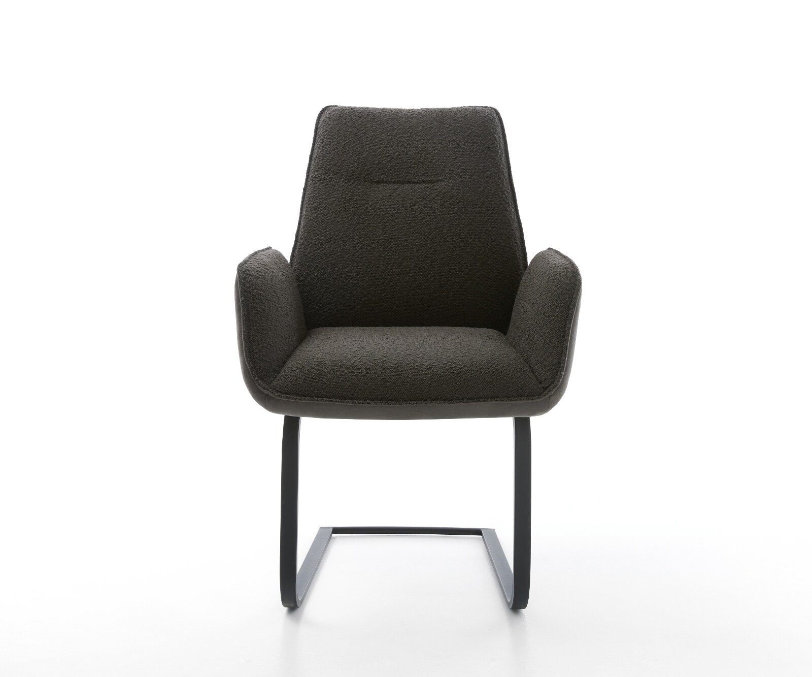 Конзолен стол Zoa-Flex материал микс черен Конзолен стол плосък черен 1