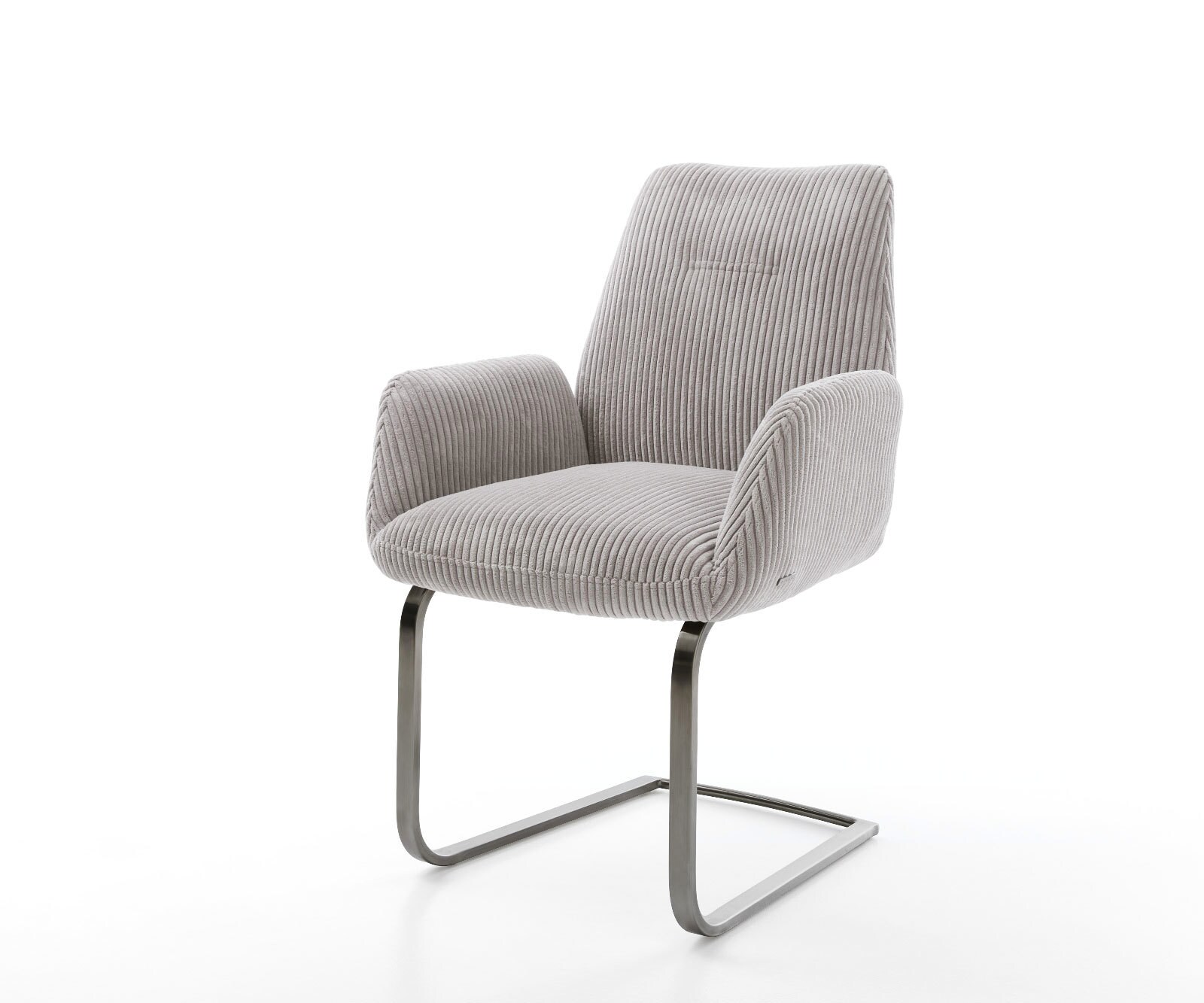 Стол конзола Zoa-Flex Cord сребристо сив Стол конзола плосък графит джоб пружина сърцевина 1