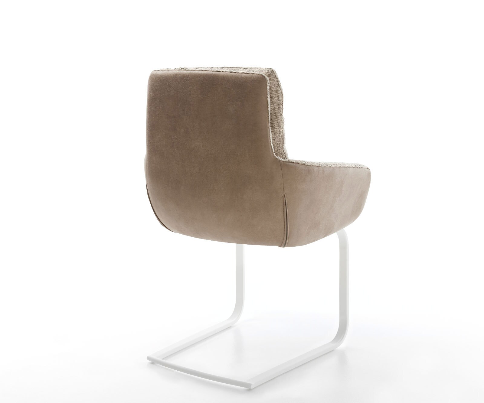 Abelia-Flex конзолен стол с подлакътници Материал микс кал Конзолен стол плосък бял 5