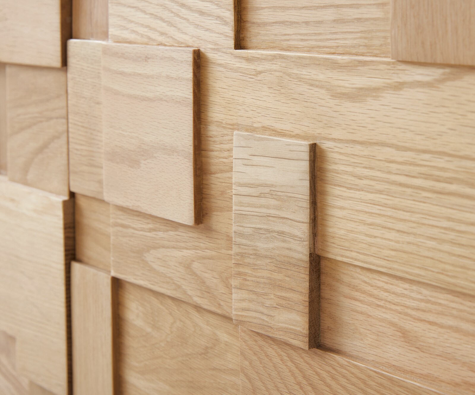 Холна маса 120 cm 4 чекмеджета Дъб Натурал плаващ крак Метал Черен Puzzle 3