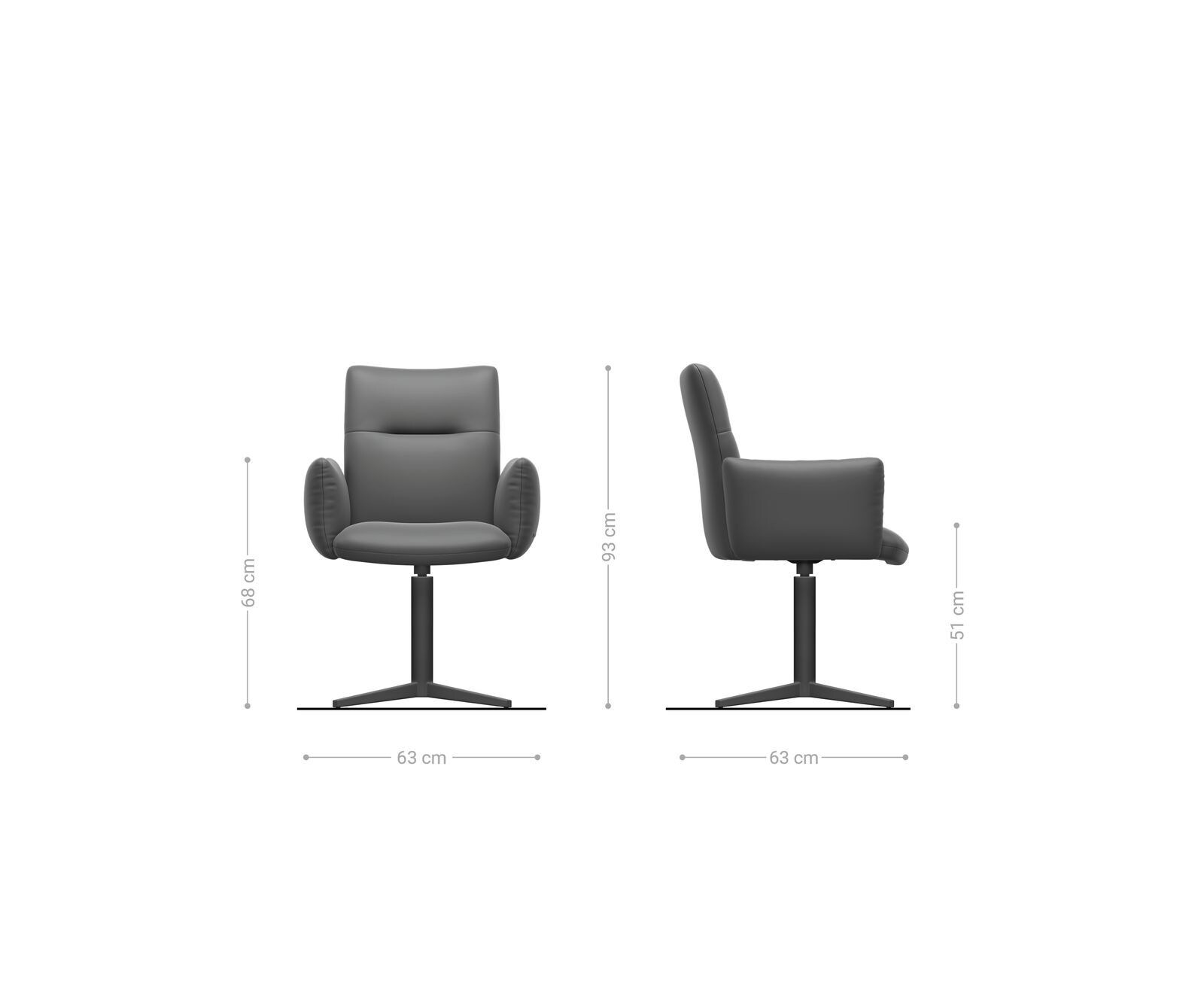 Врътящ се стол с подлакътници Шенил Маслина Офис основа Черен 360° въртящ се Покет пружина Jova-Flex 6