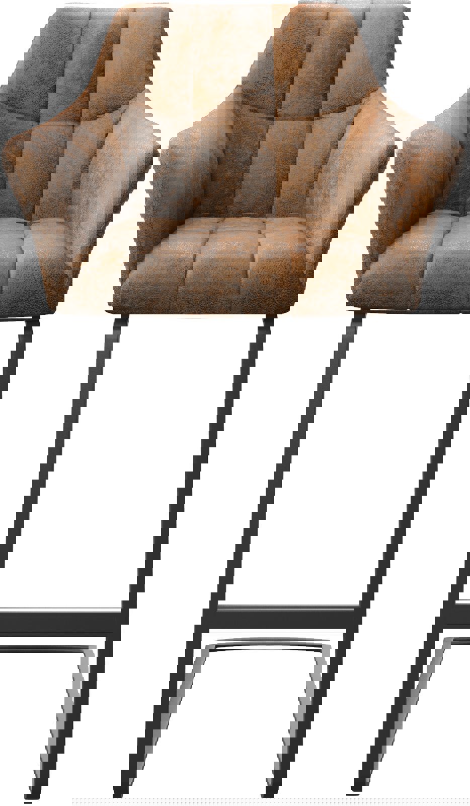 Бар стол Винтидж Кафяв Конзолен крак плосък Метал Yulo-Flex 3 Бар стол Винтидж Кафяв Конзолен крак плосък Метал Yulo-Flex 3