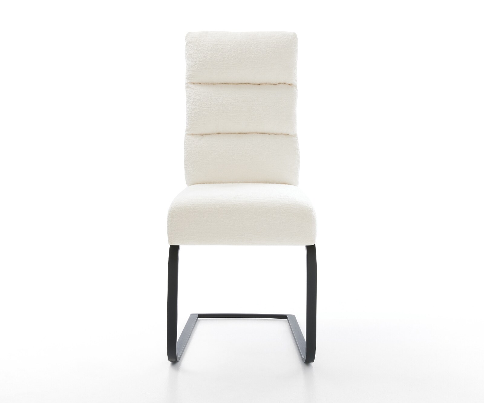 Стол с конзола Pela-Flex Bouclé Soft Beige Стол с конзола плосък Black Pocket spring core 1