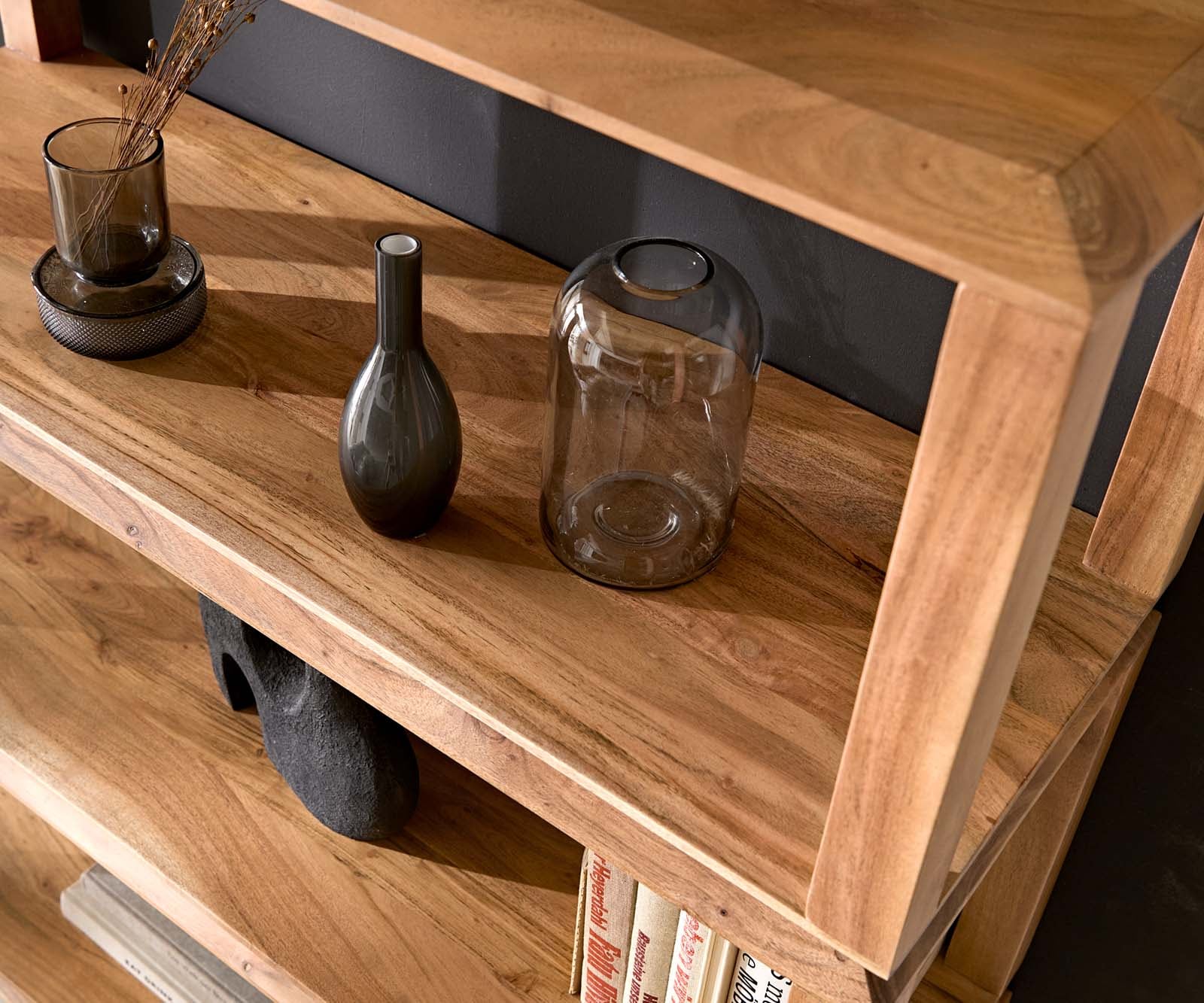 Етажерка Sakura 100x200 cm естествена акация 5 отделения 4 Етажерка Sakura 100x200 cm естествена акация 5 отделения 4