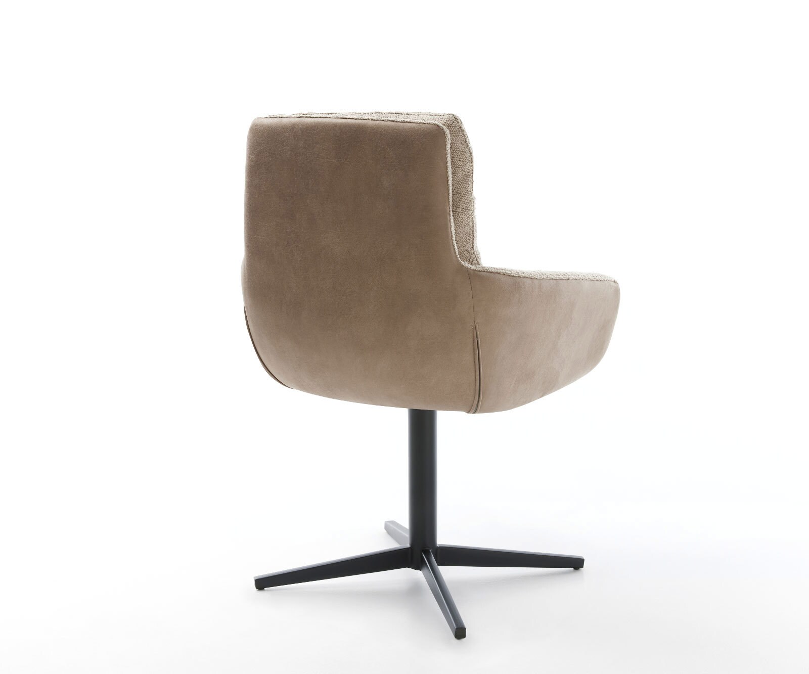 Въртящ се стол Abelia-Flex с подлакътници Материал микс кал База черна Въртящ се на 360° 5