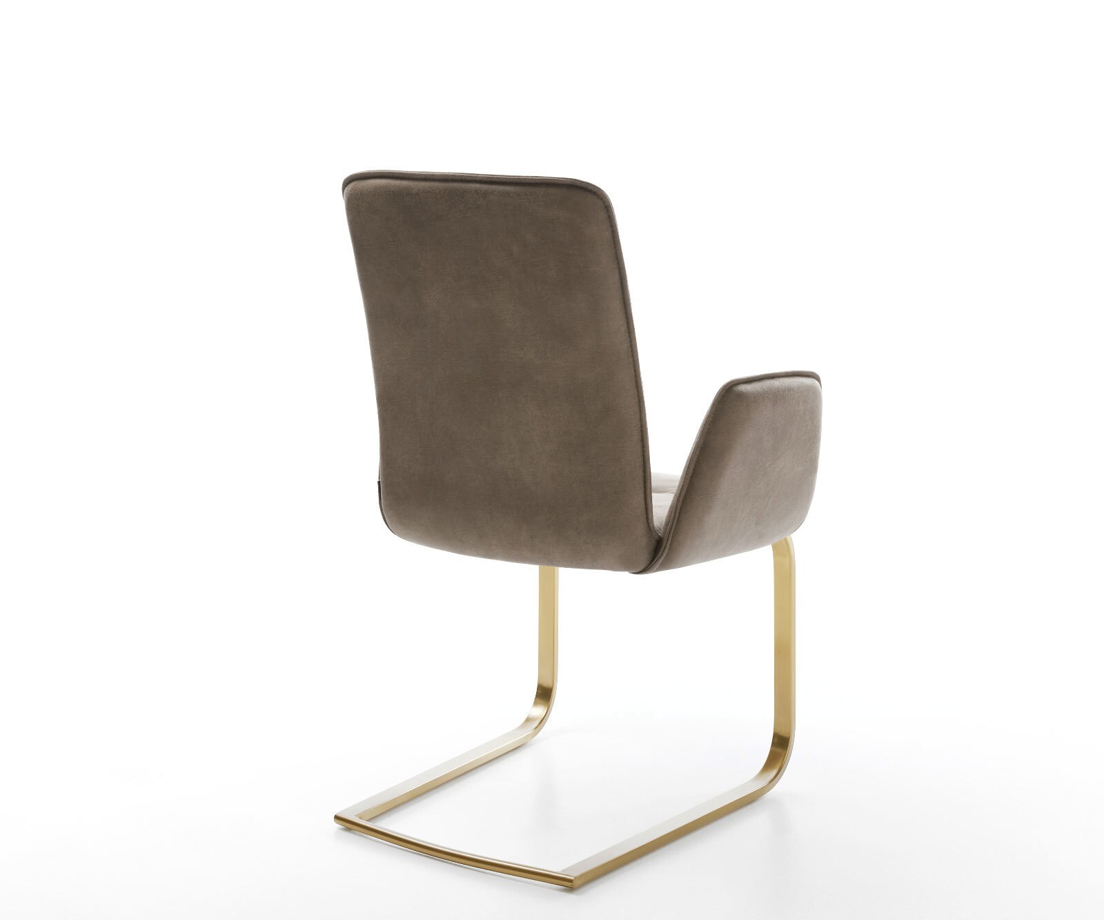 Люлеещ стол Таупе Винтидж Конзолен крак плосък Злато Vinja-Flex 4