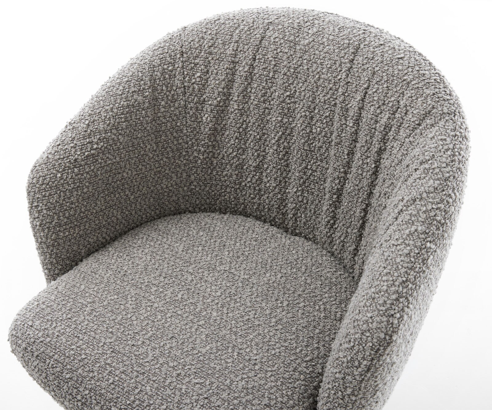 Стол Букле Сребристосив 4-крака Прави Черни Покет пружина Caja-Flex 4