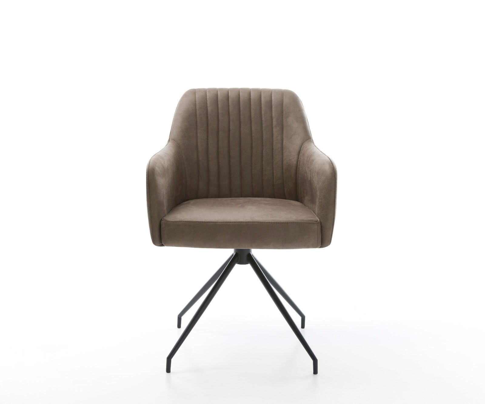 Врътящ се стол Таупе Винтидж Конус крак кръгъл Черен 180° въртящ се Greg-Flex 1 Врътящ се стол Таупе Винтидж Конус крак кръгъл Черен 180° въртящ се Greg-Flex 1