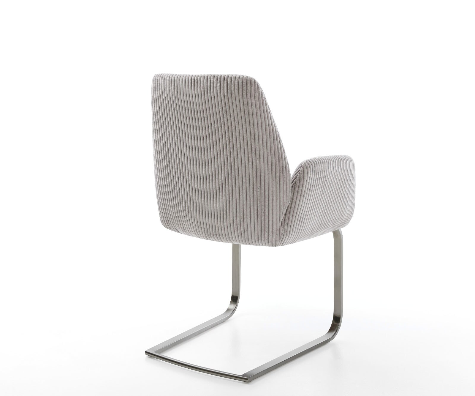 Стол конзола Zoa-Flex Cord сребристо сив Стол конзола плосък графит джоб пружина сърцевина 5