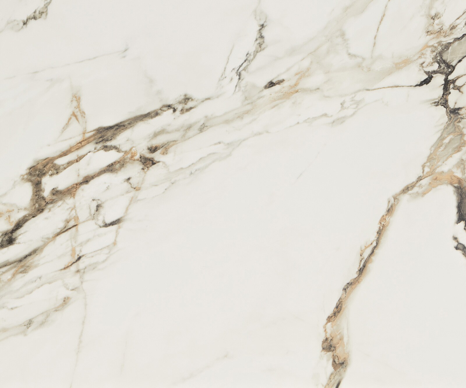 Трапезна маса Edge 300x100 керамика Calacatta Luxe бяло-златисто-сиво Prisma Metallic Gold 2