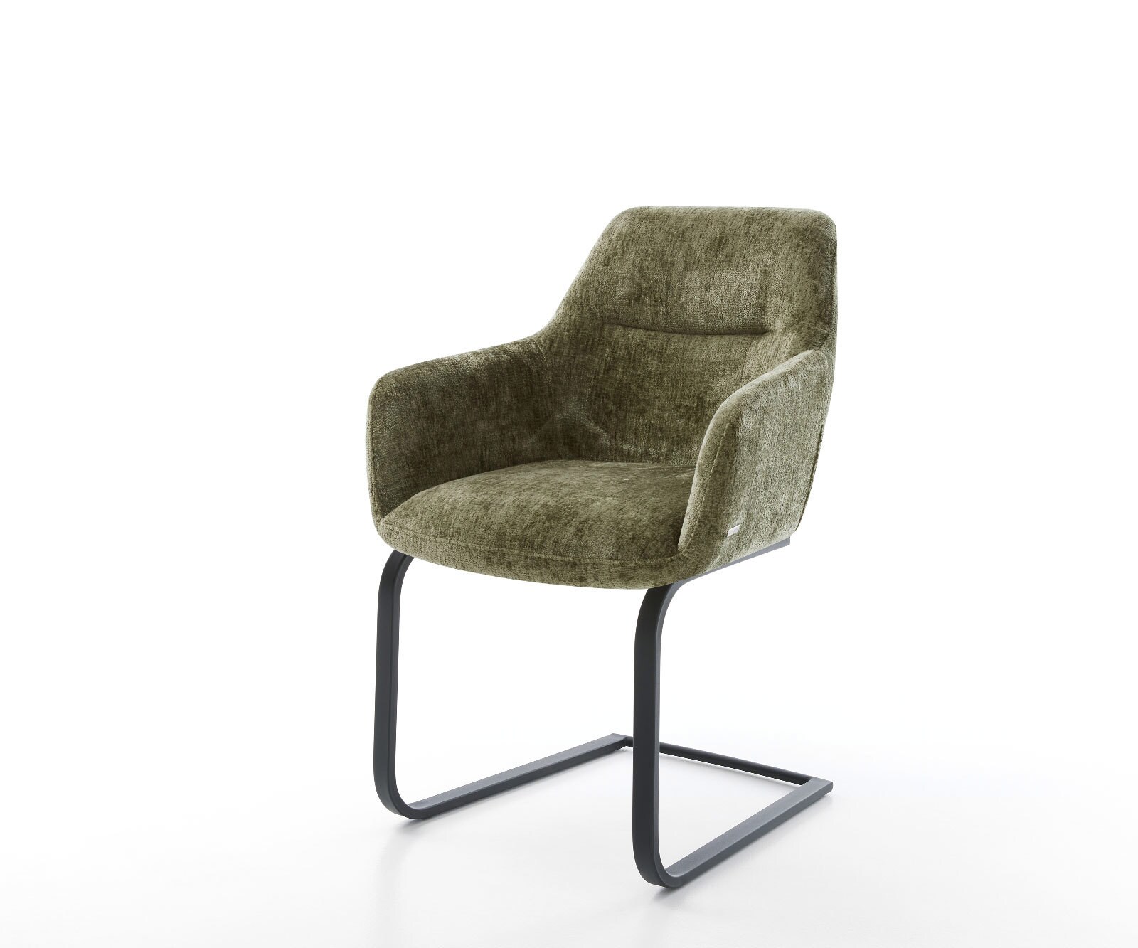 Люлеещ стол Шенил Маслина Конзолен крак плосък Черен Pejo-Flex Люлеещ стол Шенил Маслина Конзолен крак плосък Черен Pejo-Flex