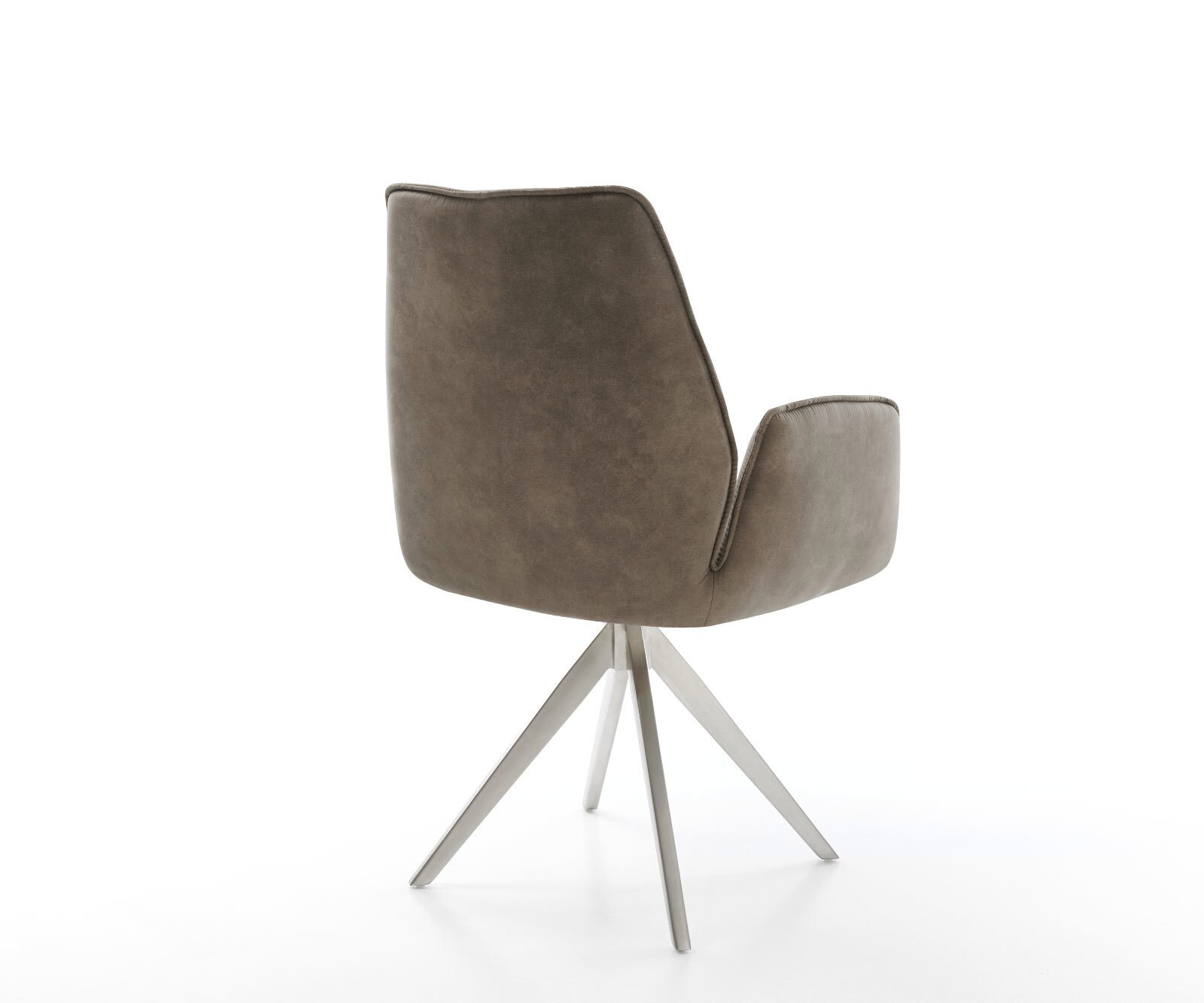 Врътящ се стол Таупе Винтидж Конус крак  Неръждаема стомана 180° въртящ се Zoa-Flex 4 Врътящ се стол Таупе Винтидж Конус крак  Неръждаема стомана 180° въртящ се Zoa-Flex 4