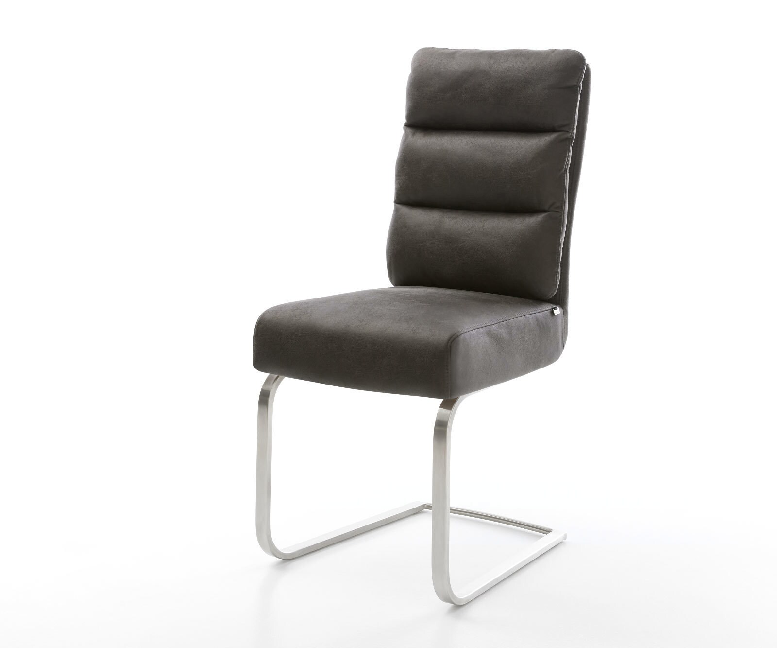 Люлеещ стол Антрацит Винтидж Конзолен крак плосък Неръждаема стомана  Покет пружина Pela-Flex Люлеещ стол Антрацит Винтидж Конзолен крак плосък Неръждаема стомана  Покет пружина Pela-Flex