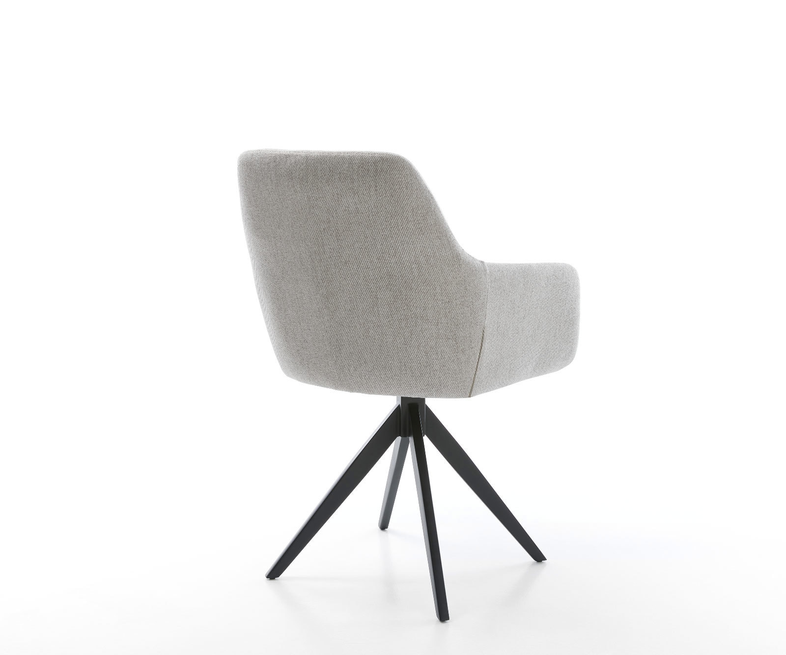 Врътящ се стол Ивици СветлоСив Конус крак  Черен 180° въртящ се Pejo-Flex 4 Врътящ се стол Ивици СветлоСив Конус крак  Черен 180° въртящ се Pejo-Flex 4