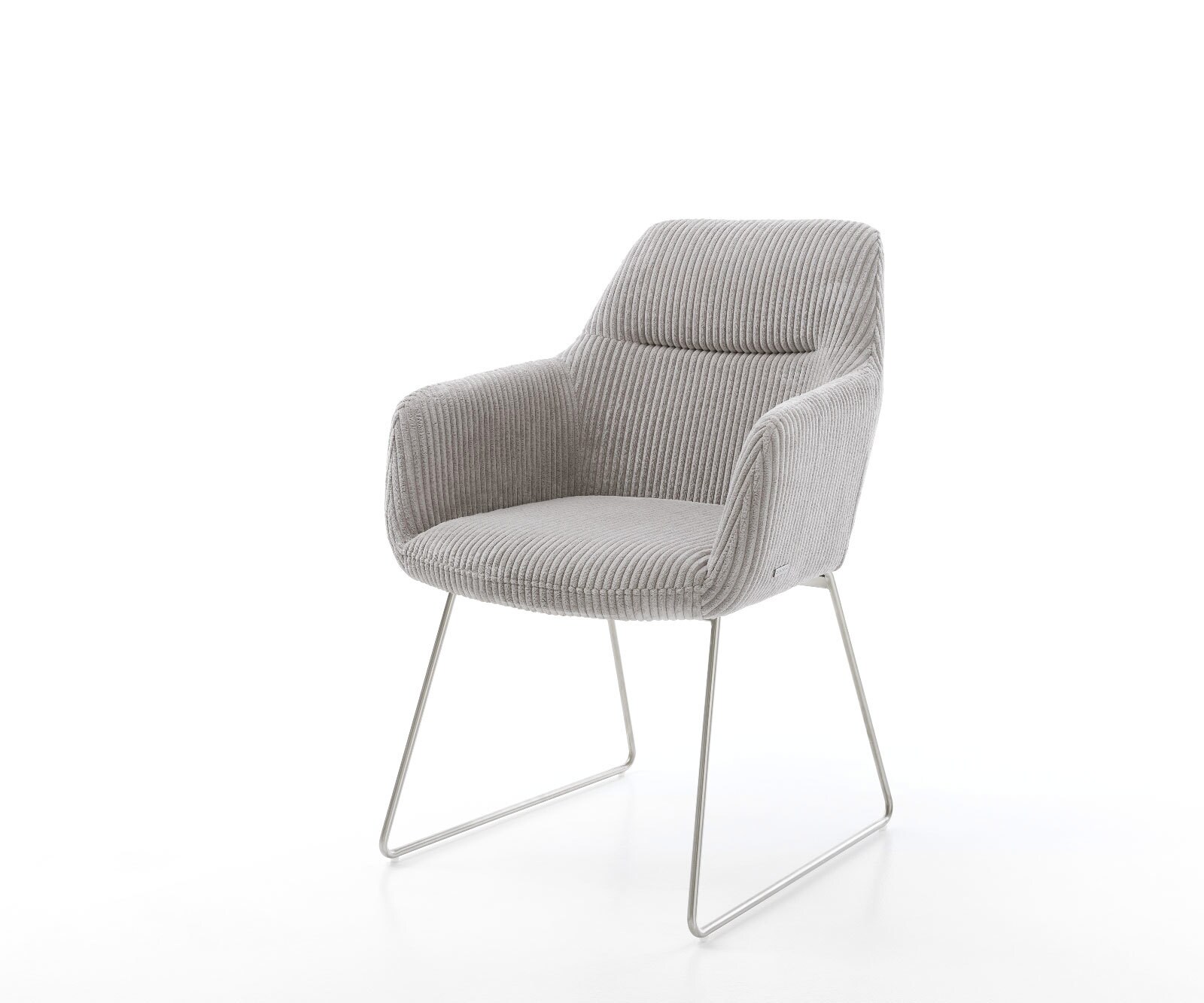 Стол Корд Сребристосив Извити крака Неръждаема стомана Pejo-Flex