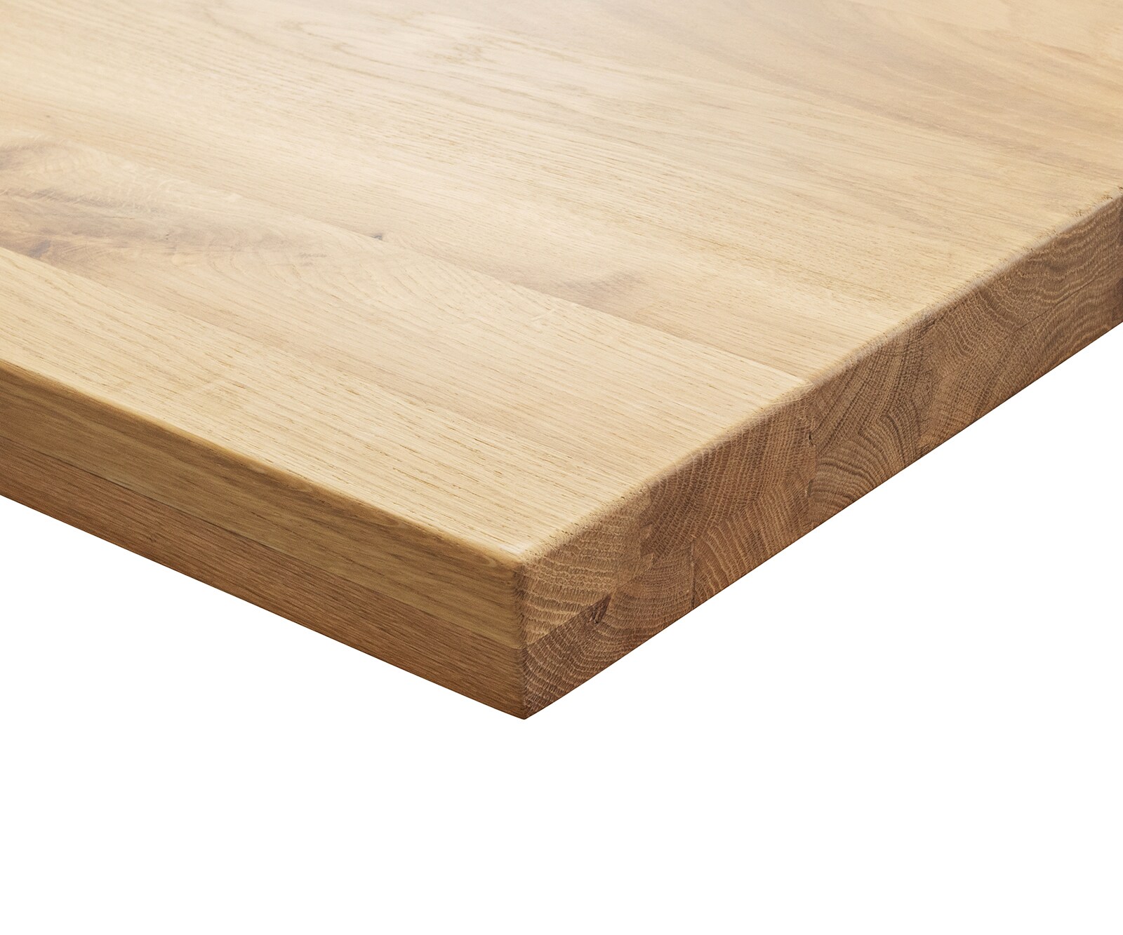 Маса 300x100 Дъб Натурал V-Рамка плоска стомана Черен Edge 7