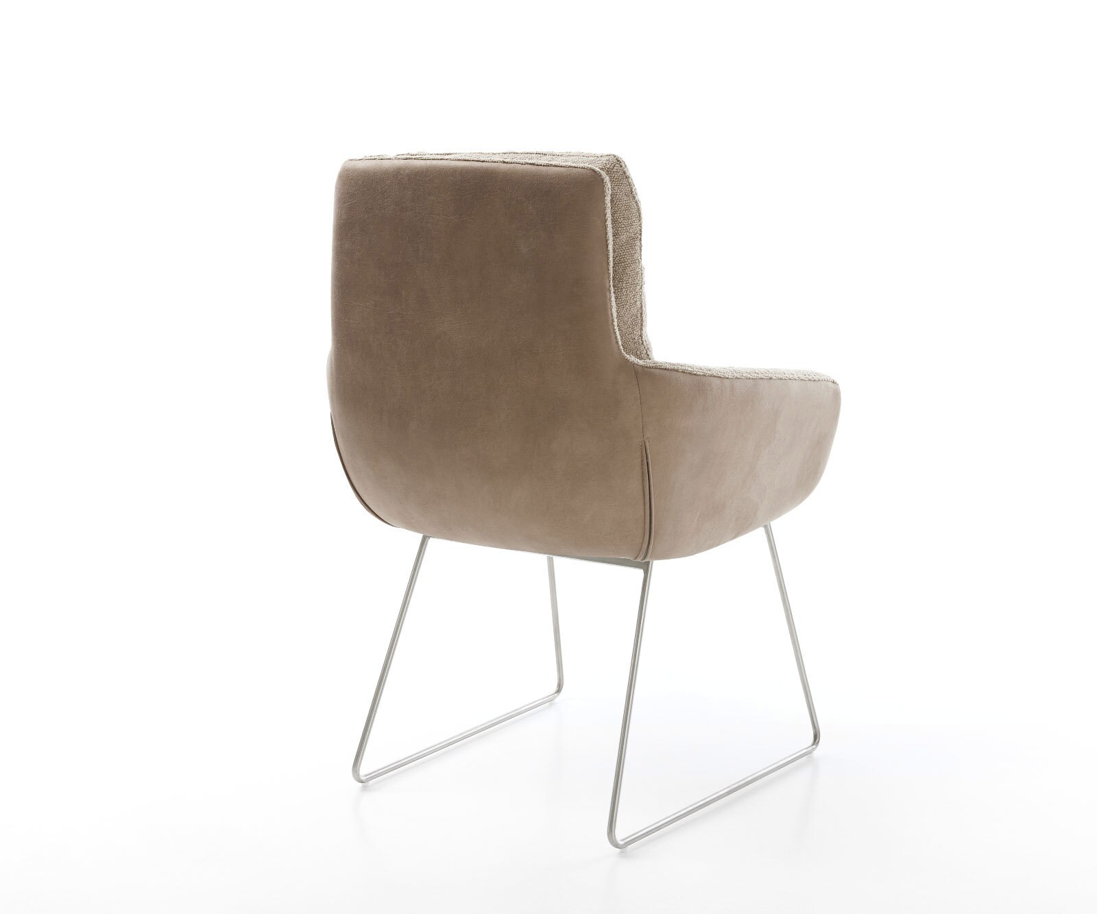 Трапезен стол Abelia-Flex с подлакътници материал микс кал шейна база неръждаема стомана 5