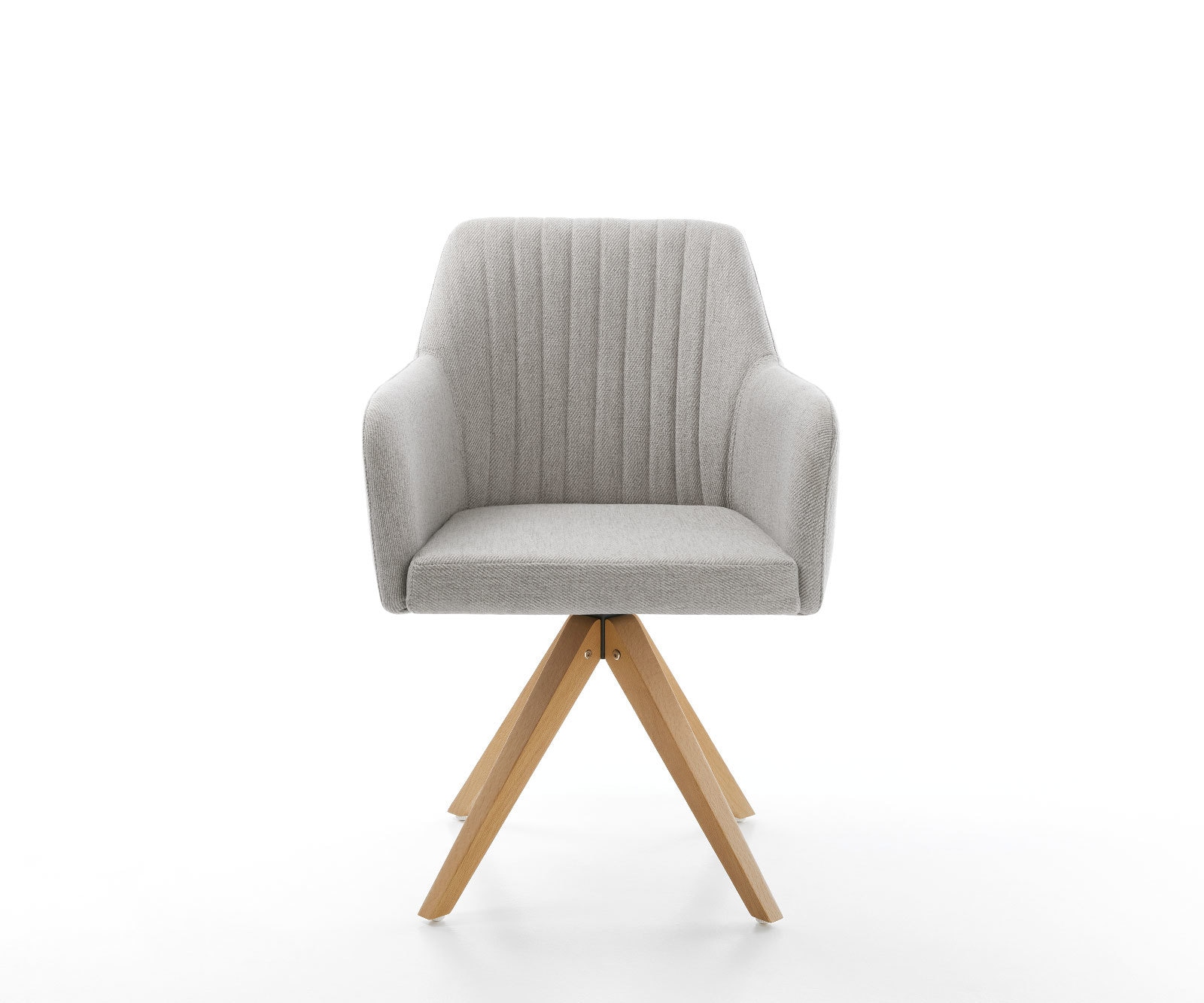 Врътящ се стол Ивици СветлоСив Дървена рамка  180° въртящ се Greg-Flex 1 Врътящ се стол Ивици СветлоСив Дървена рамка  180° въртящ се Greg-Flex 1