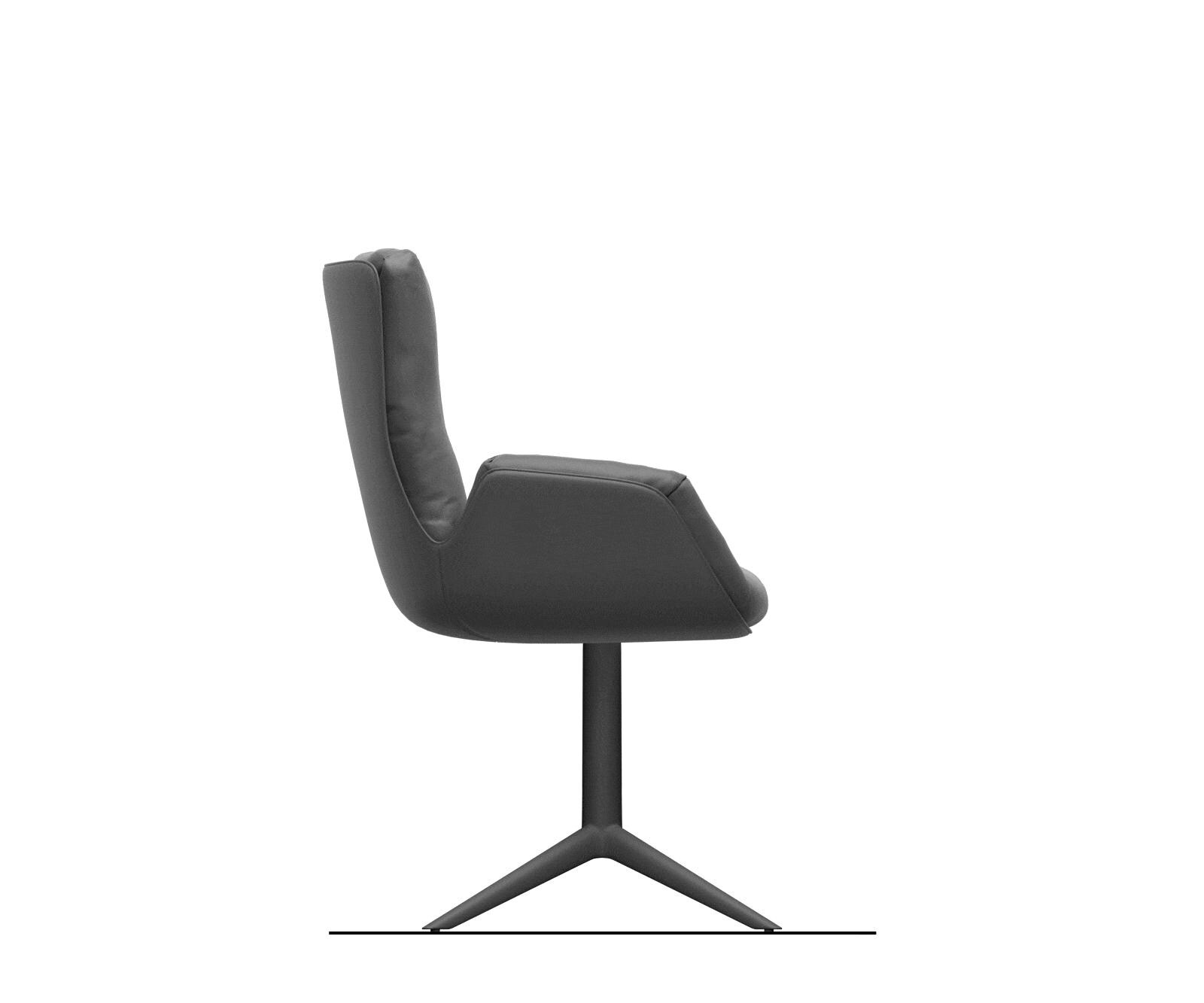 Въртящ се стол Clea-Flex шанилия маслинова основа черен 360° въртяща се люлееща се функция 8