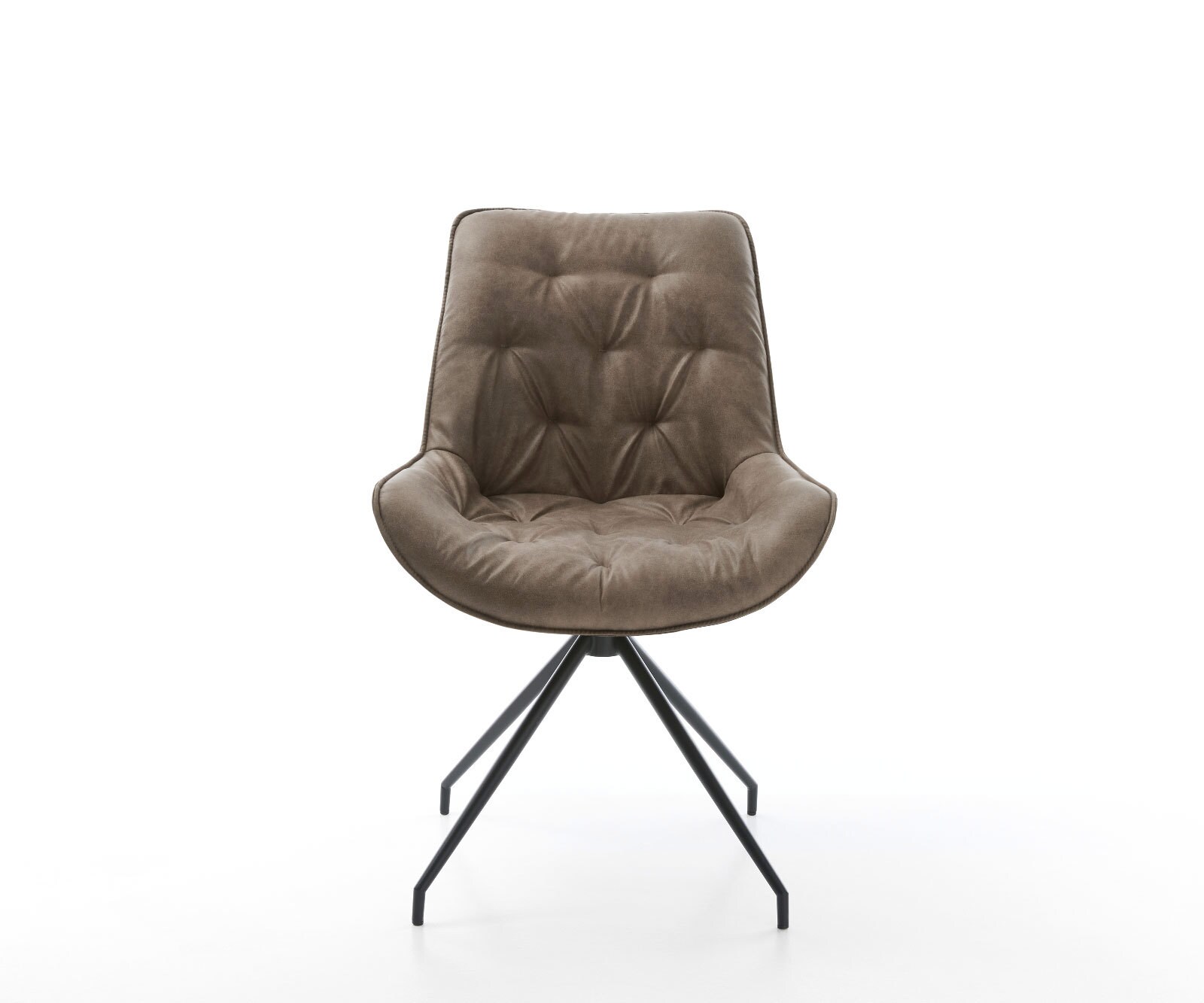 Врътящ се стол Таупе Винтидж Конус крак кръгъл Черен 180° въртящ се Taimi-Flex 5 Врътящ се стол Таупе Винтидж Конус крак кръгъл Черен 180° въртящ се Taimi-Flex 5