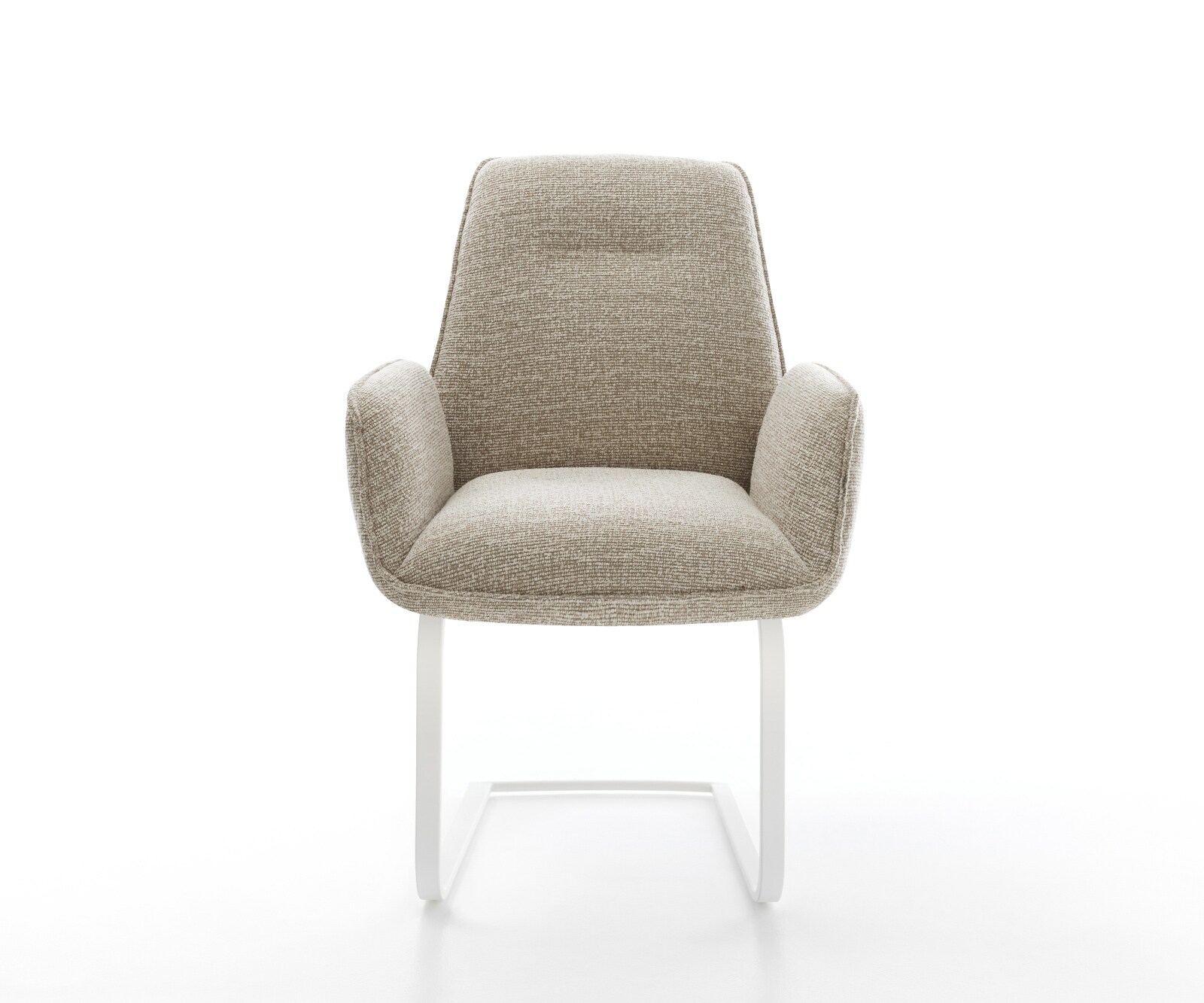 Стол с конзола Zoa-Flex Тъкан Soft Beige Стол с конзола плосък White Pocket spring core 1