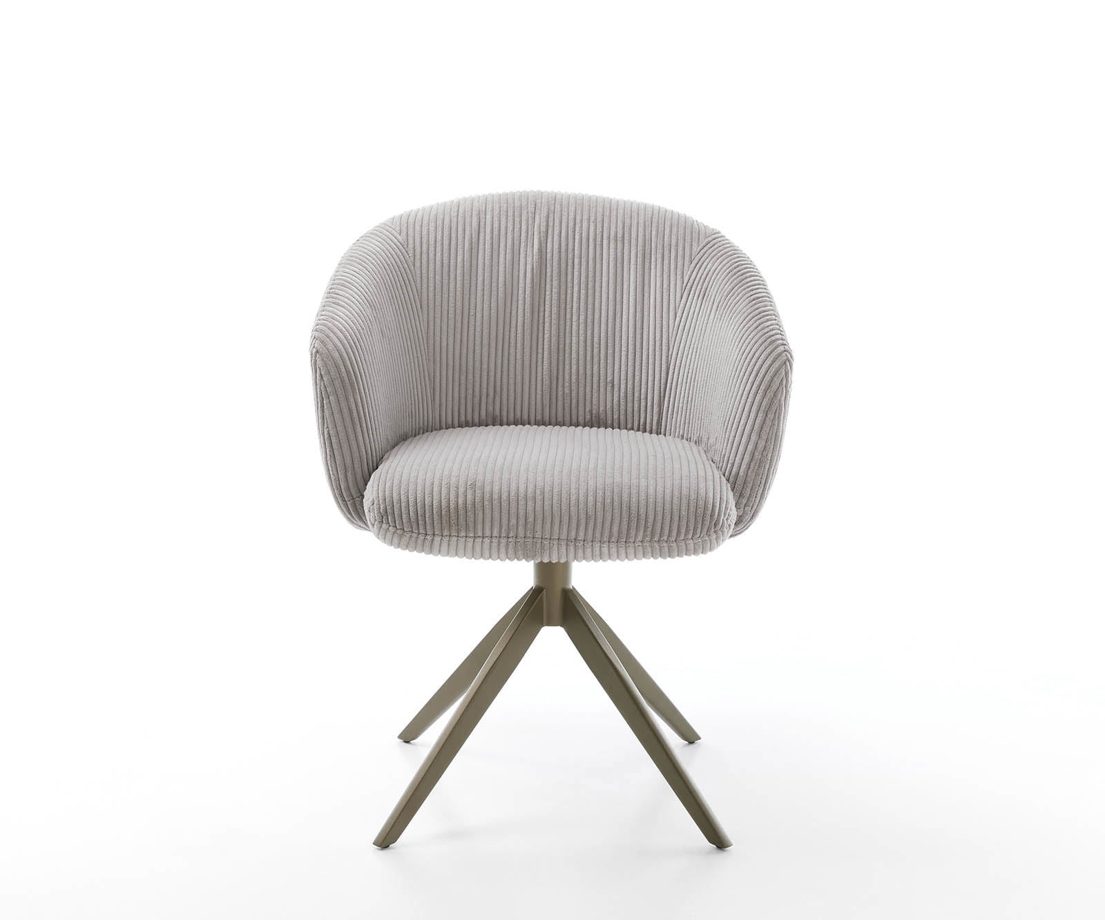 Врътящ се стол с подлакътници Корд СребристСив Конус крак плосък  Titan 360° въртящ се Покет пружина Caja-Flex 1 Врътящ се стол с подлакътници Корд СребристСив Конус крак плосък  Titan 360° въртящ се Покет пружина Caja-Flex 1