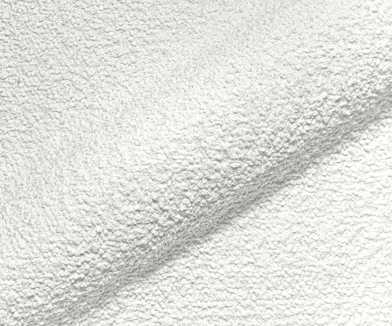 Проба от плат bouclé cream - white