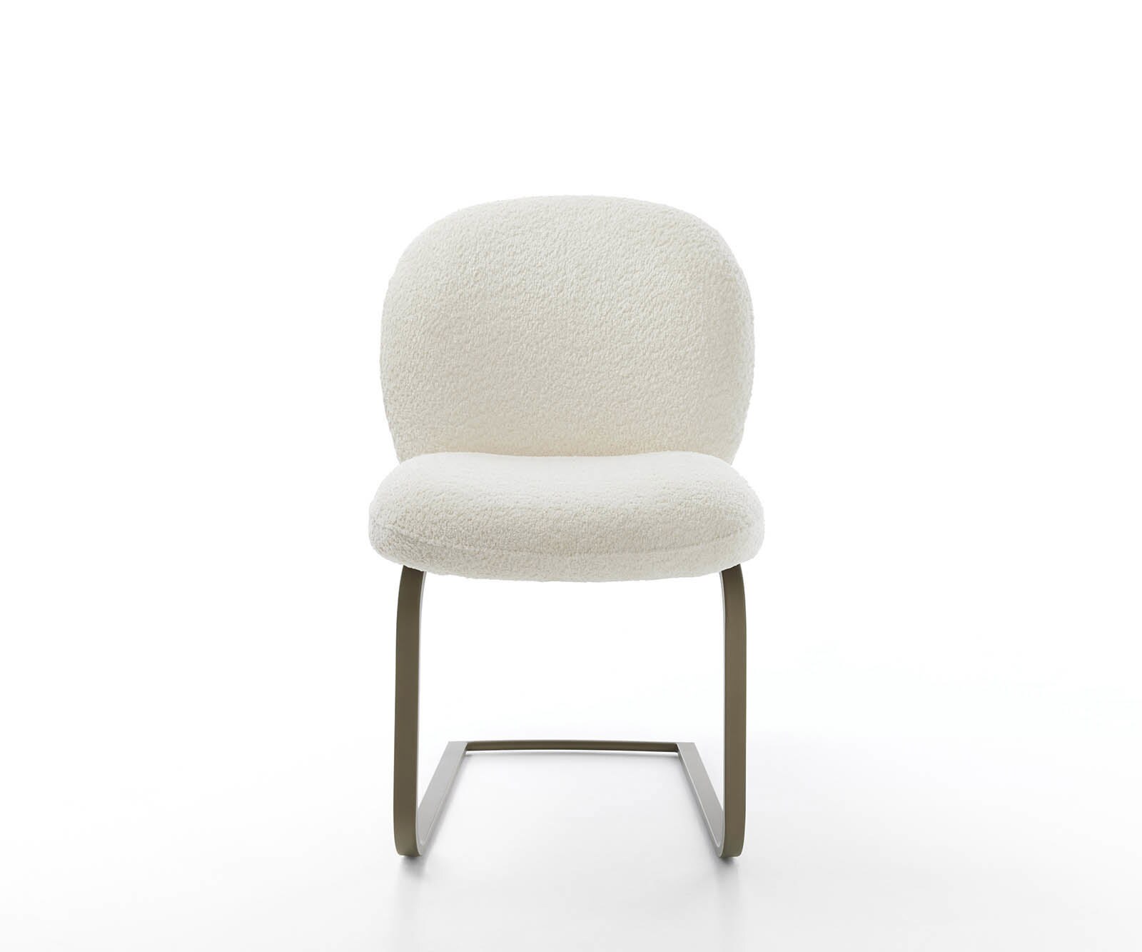 Люлеещ стол Букле Бял Конзолен крак плосък  Титан Покет пружина Nube-Flex 2