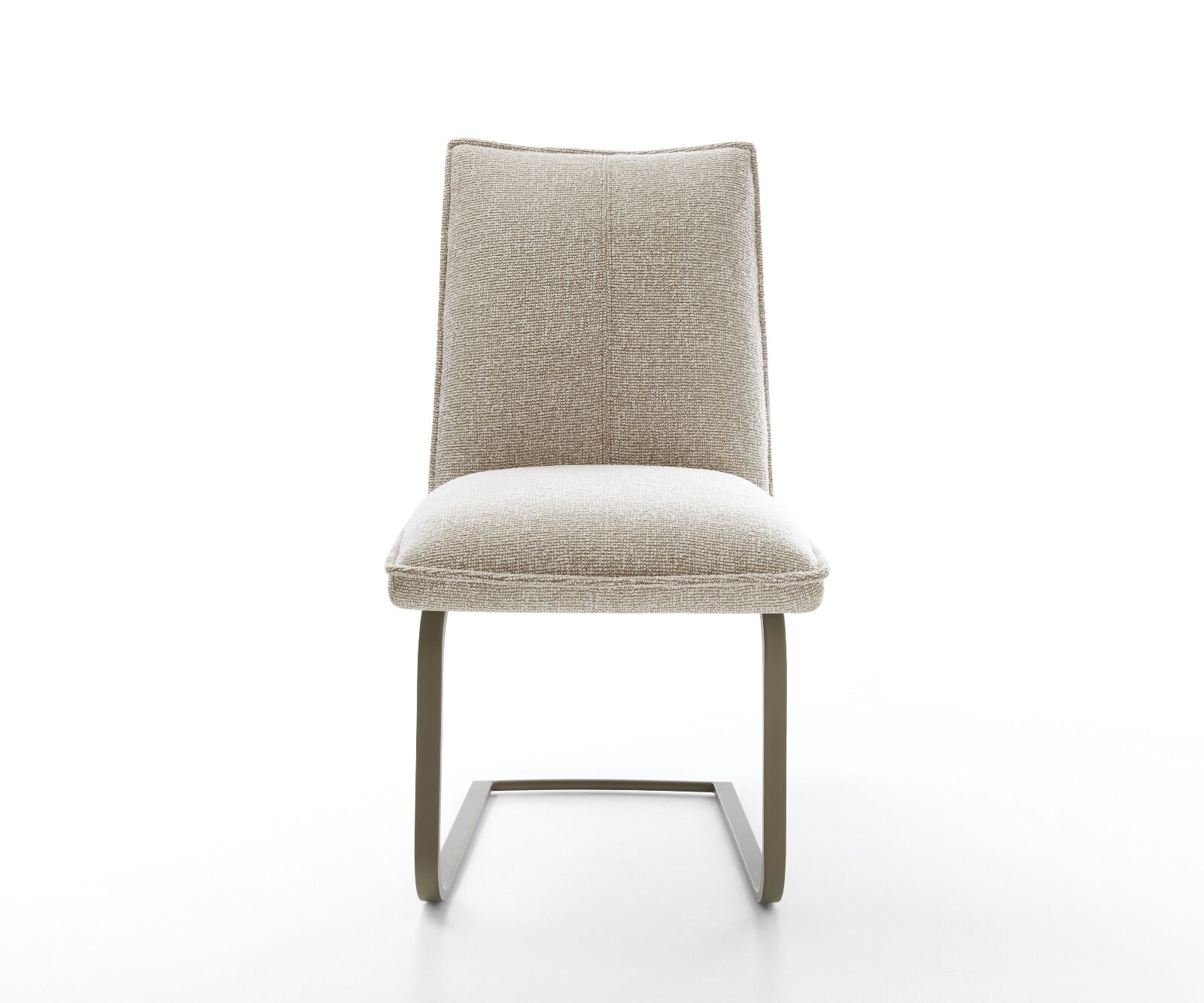 Стол с конзола Lelio-Flex тъкан Soft Beige Стол с конзола с плосък ефект Титаниева сърцевина с джобни пружини 2