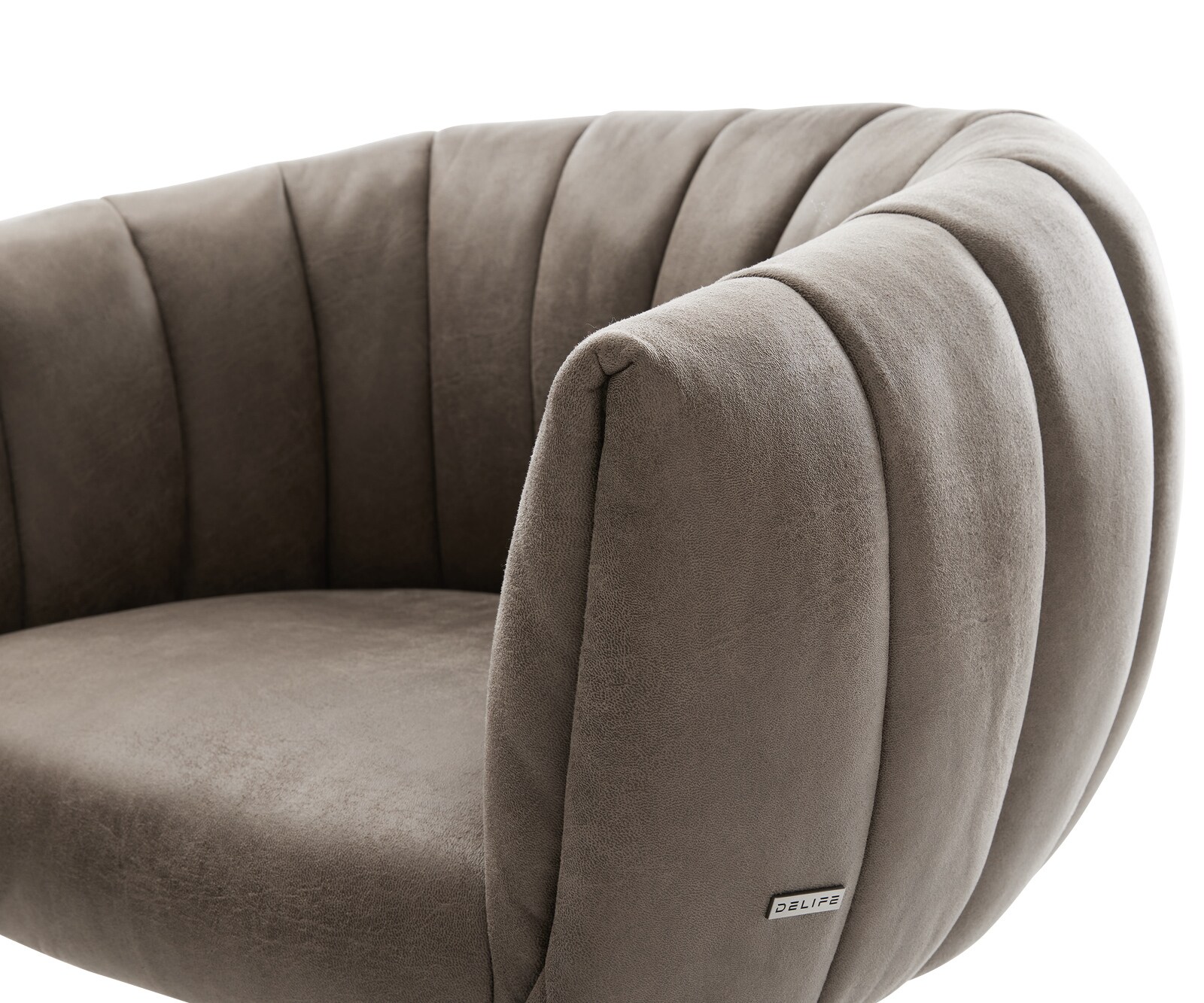 Въртящ се стол Jada-Flex микрофибър сив,Кръстосана рамка широка черна, 360° въртене, Люлееща се функция, Ядро от джобни пружини 3