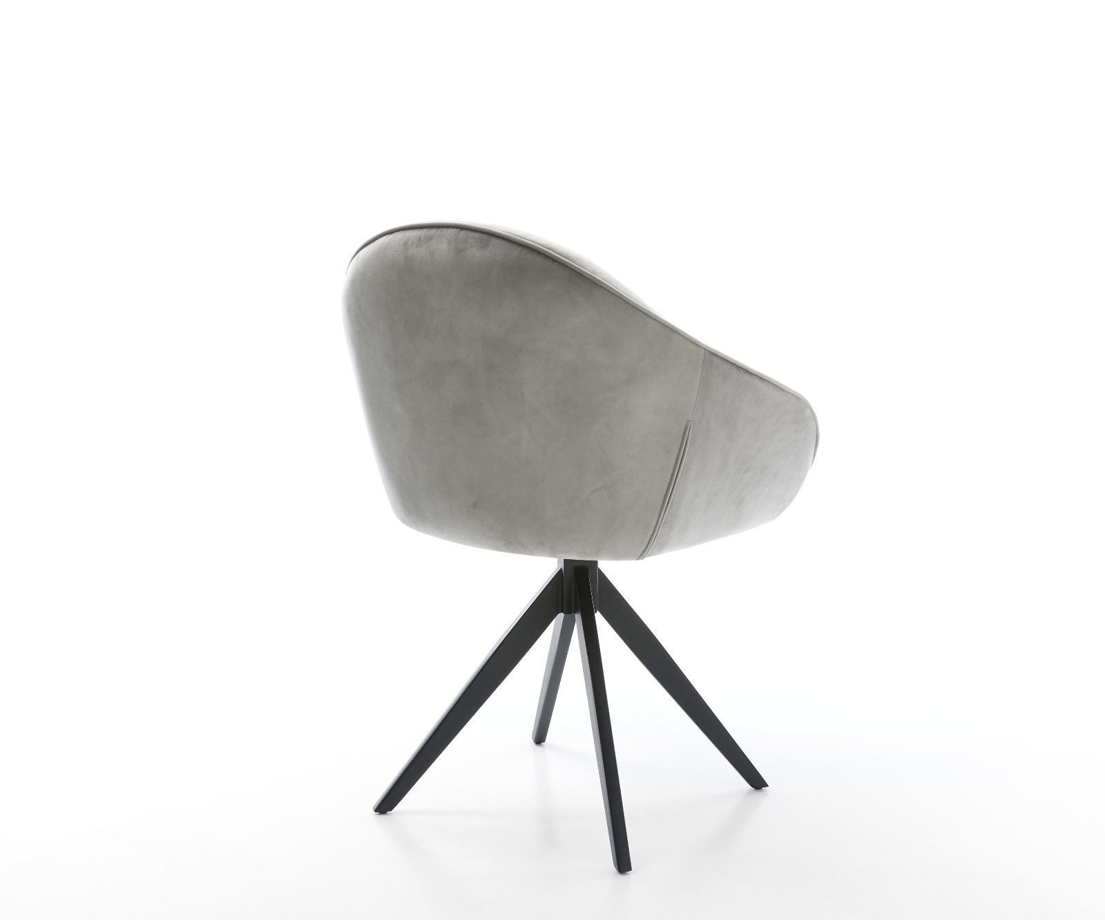 Врътящ се стол Кадифе Сив Конус крак  Черен 180° въртящ се Gaio-Flex 4 Врътящ се стол Кадифе Сив Конус крак  Черен 180° въртящ се Gaio-Flex 4