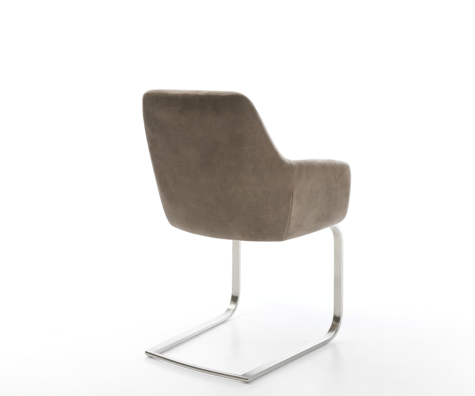 Люлеещ стол Таупе Винтидж Конзолен крак плосък Неръждаема стомана Pejo-Flex 4 Люлеещ стол Таупе Винтидж Конзолен крак плосък Неръждаема стомана Pejo-Flex 4